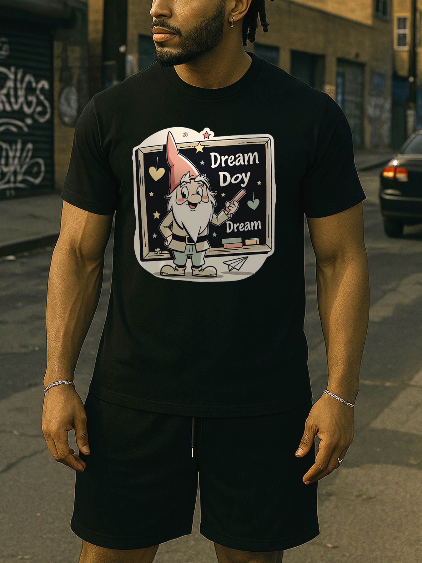 RTTMALL Caribbean Island Beach Printed Cotton Casual Summer T-Shirt for Men