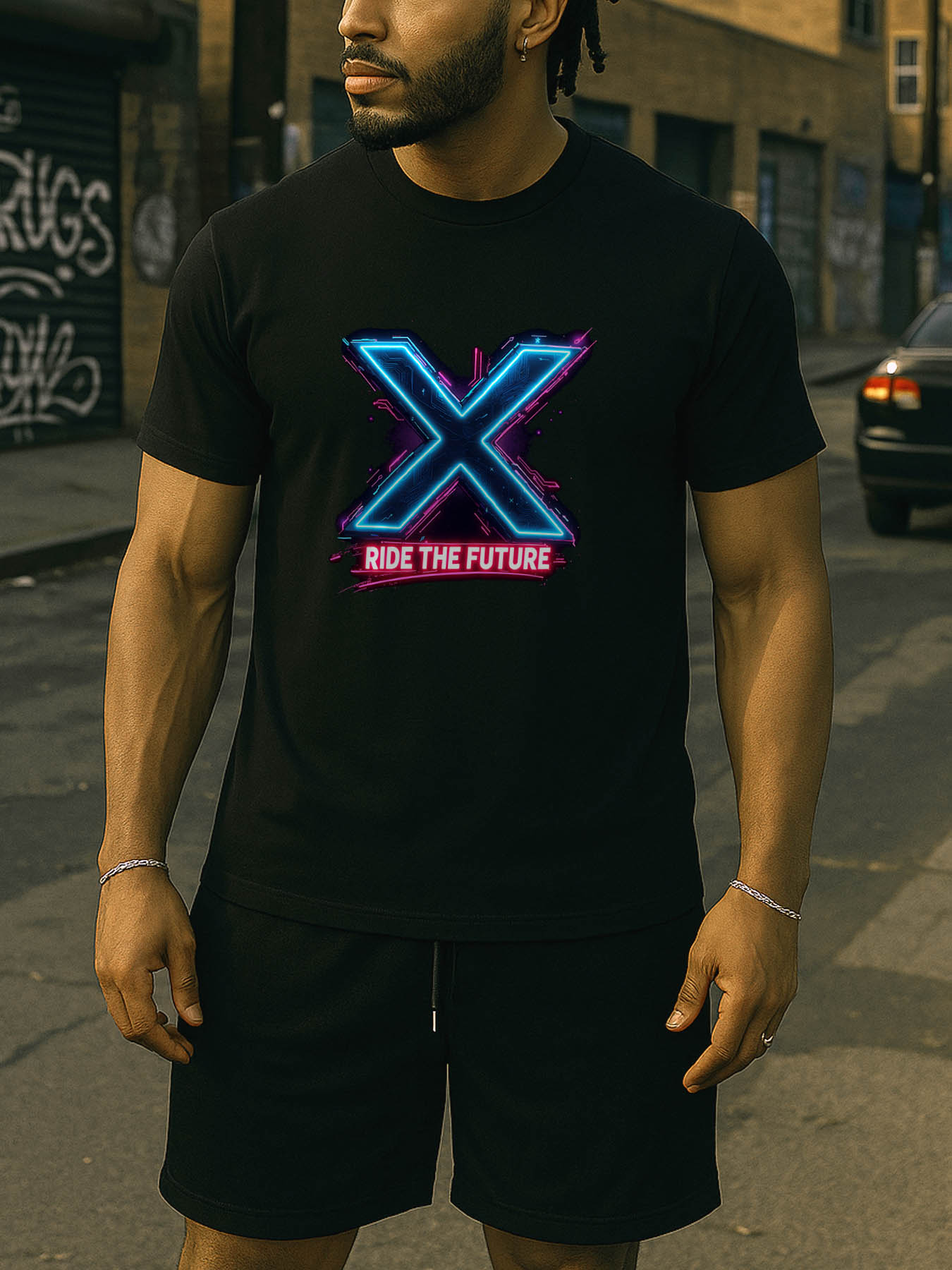 Men's 100% Cotton RTTMALL Printed T-Shirts, Casual Caribbean Island Beach Summer Short Sleeve Tees for Vacation Daily Wear