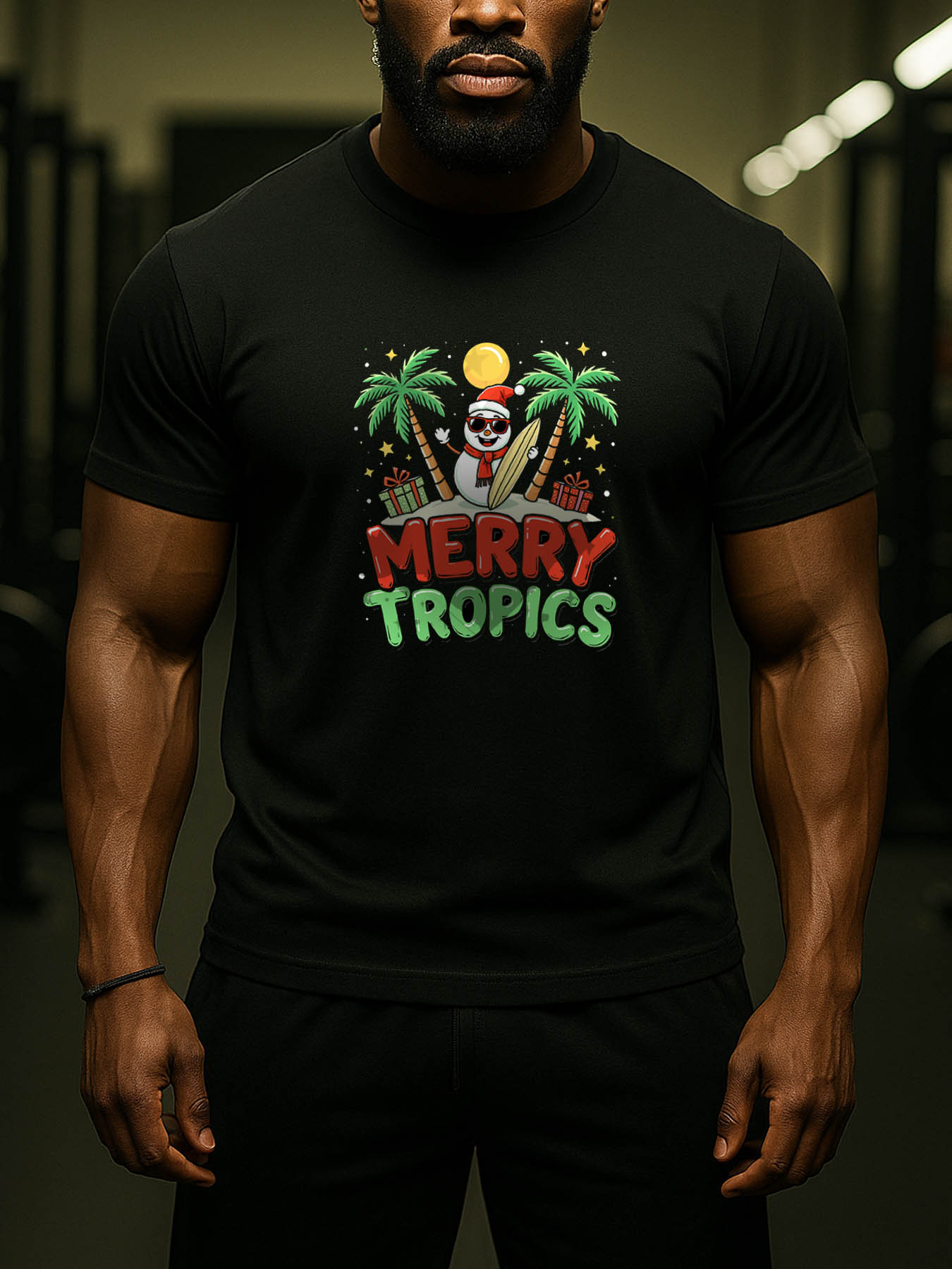 Men's 100% Cotton RTTMALL Printed T-Shirt, Puerto Rico Carnival Tree Frog Art Graphic Tees for Beach Summer Casual Wear