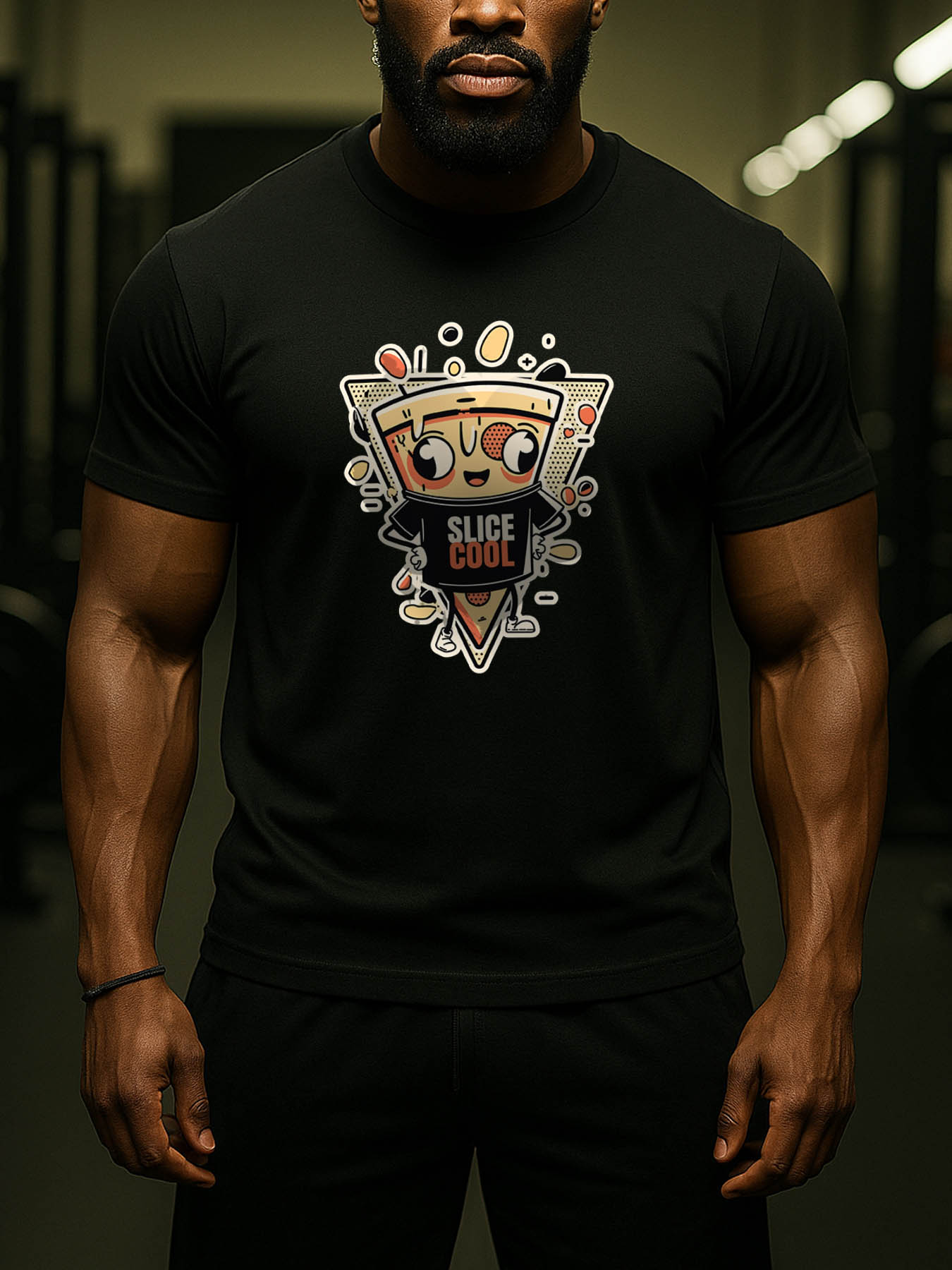 RTTMALL Caribbean Island Beach Printed Casual Summer Cotton T-Shirts for Men