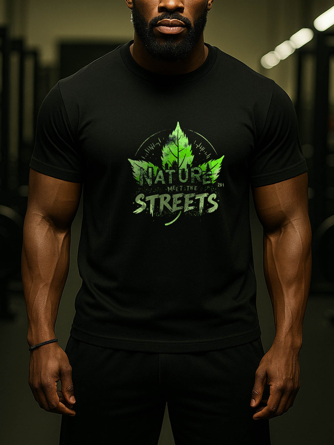 Men's RTTMALL Printed Cotton T-Shirt Caribbean Island Beach Casual Summer Tee