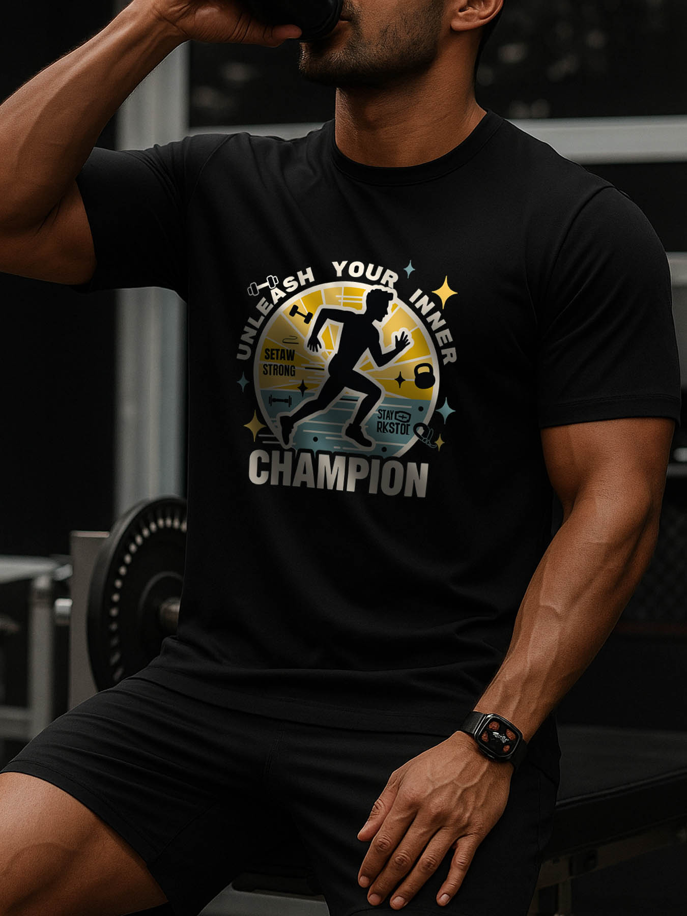 Men's 100% Cotton RTTMALL T-Shirts, Casual Beach Island Printed Tees, Breathable Workout Crewneck Tops for Caribbean Summer Vacations