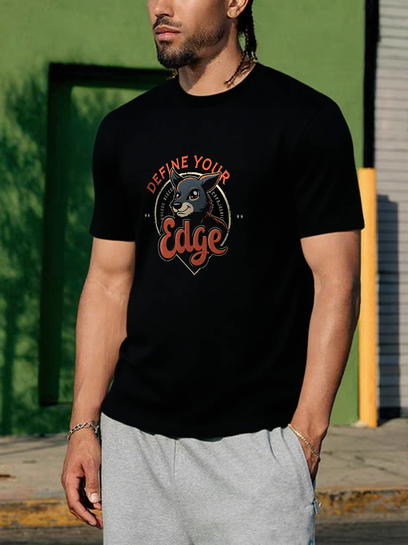 RTTMALL Caribbean Island Beach Casual Printed 100% Cotton Summer T-Shirts for Men