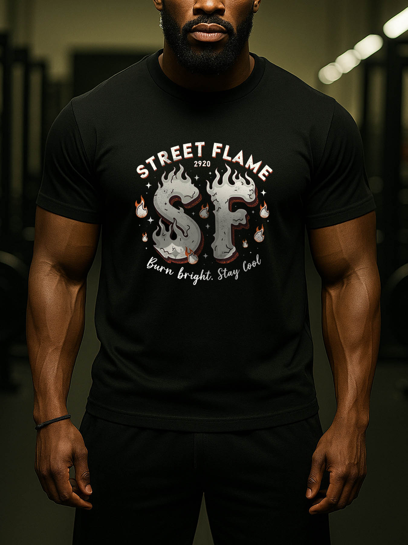 Men's RTTMALL Printed T-Shirts, Vintage Caribbean Beach Casual Soft Cotton Crewneck Tees with Island Flame & Letter Graphic Print