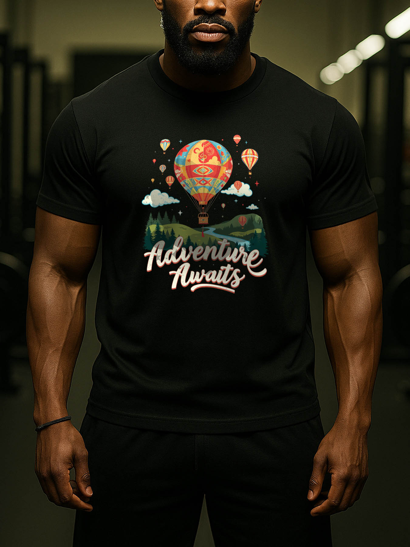 RTTMALL Caribbean Island Beach Casual Printed 100% Cotton Mens T-Shirts Soft Breathable Machine Washable Summer Vacation Tees for Boyfriend Gift