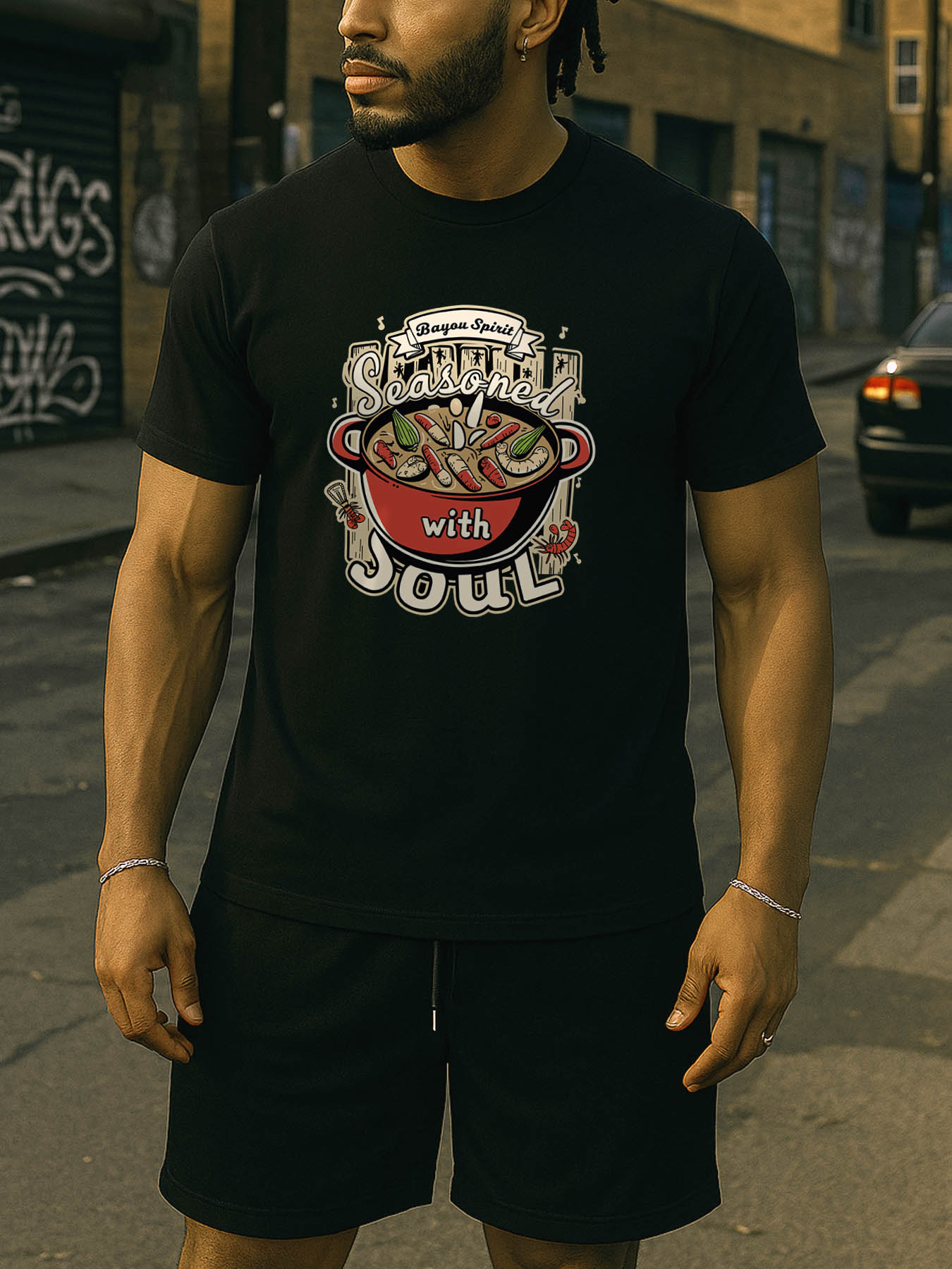 RTTMALL Caribbean Island Beach Print Men's 100% Cotton Casual Summer Tee Shirt