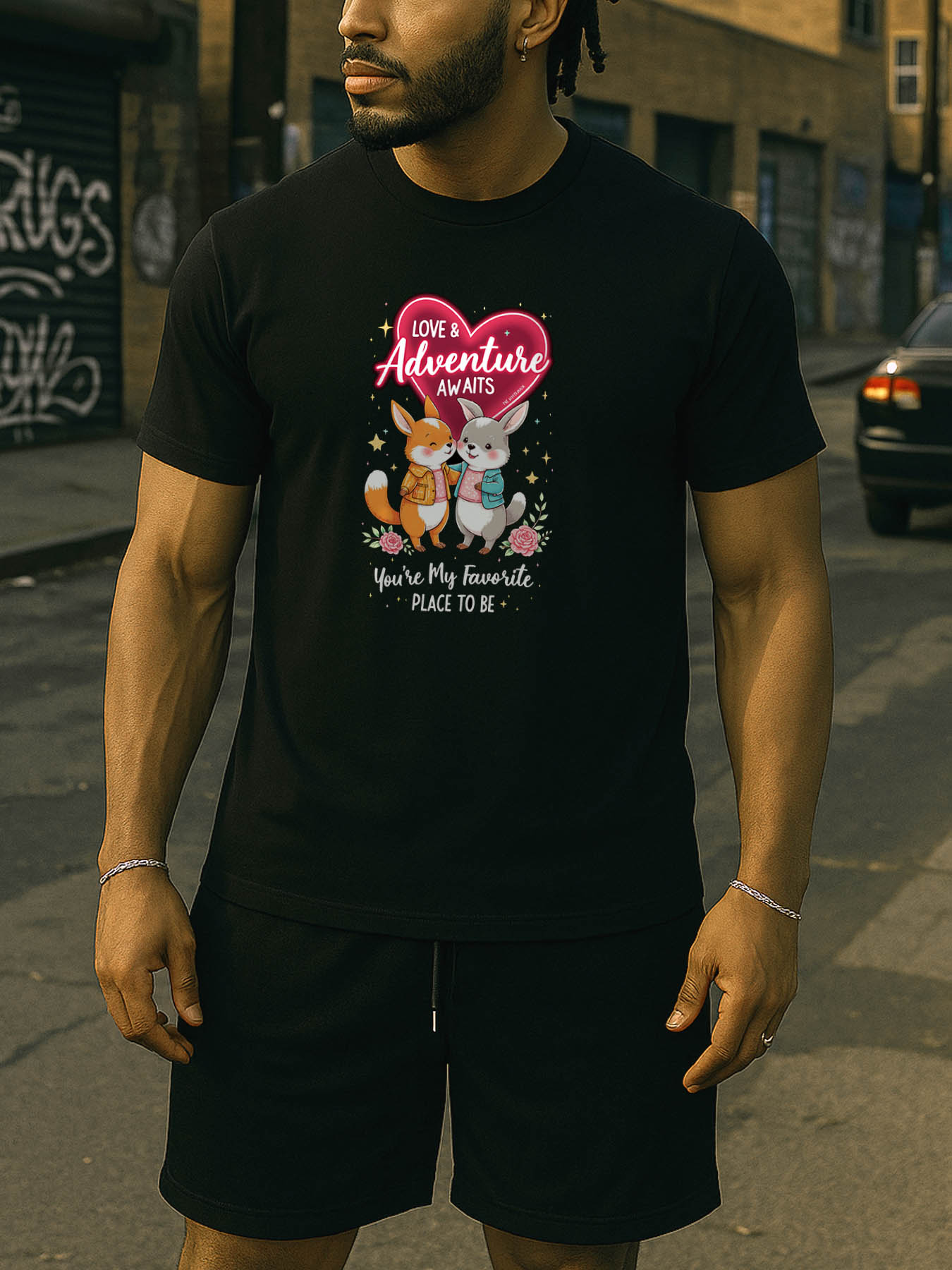 RTTMALL Caribbean Island Vacation Casual Printed Cotton T-Shirts for Men, Breathable Machine Washable Summer Tees