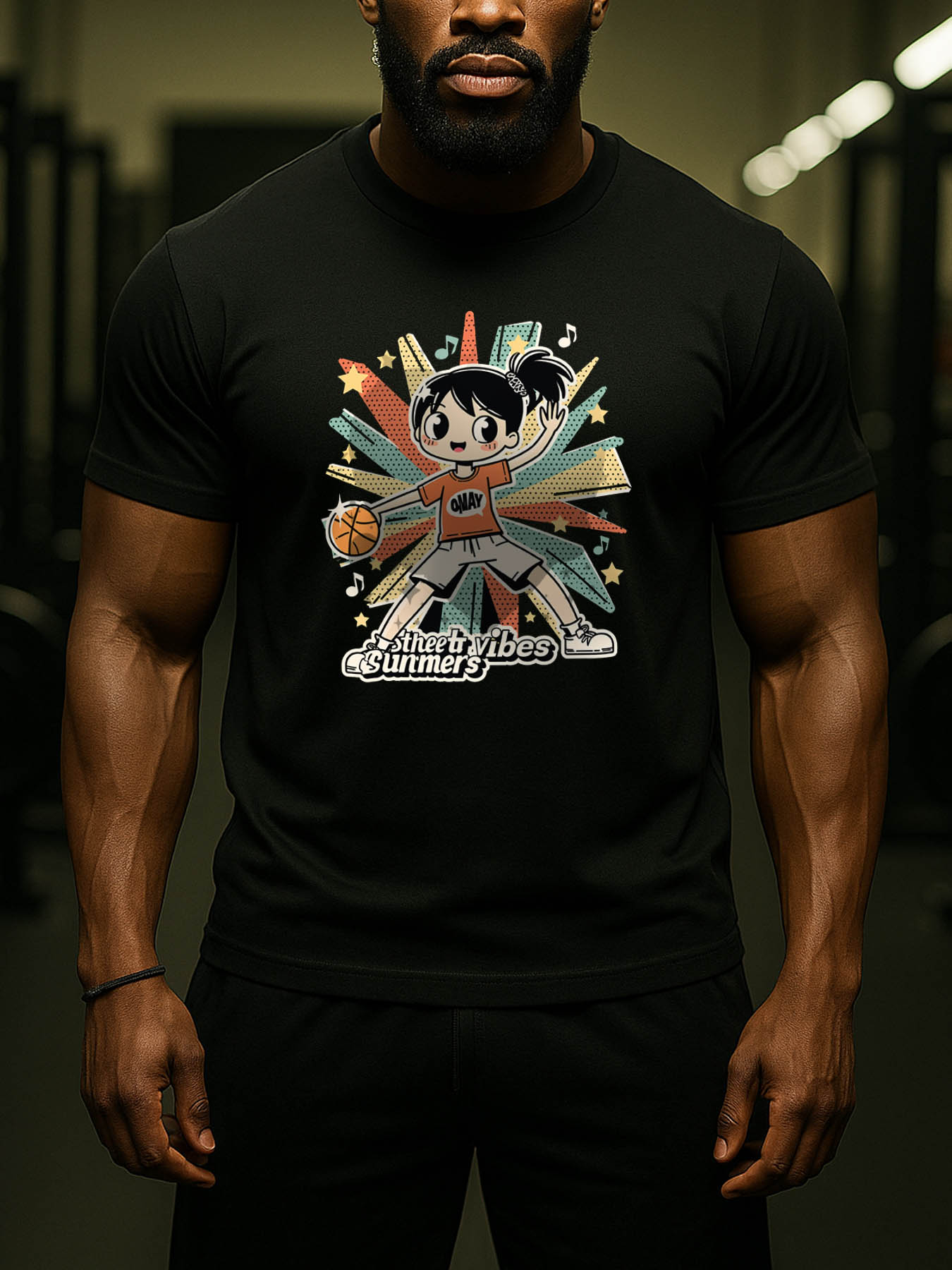 Men's Casual RTTMALL Printed T-Shirts, Lightweight Breathable Cotton Island Beach Tee for Caribbean Summer Vacation Wear