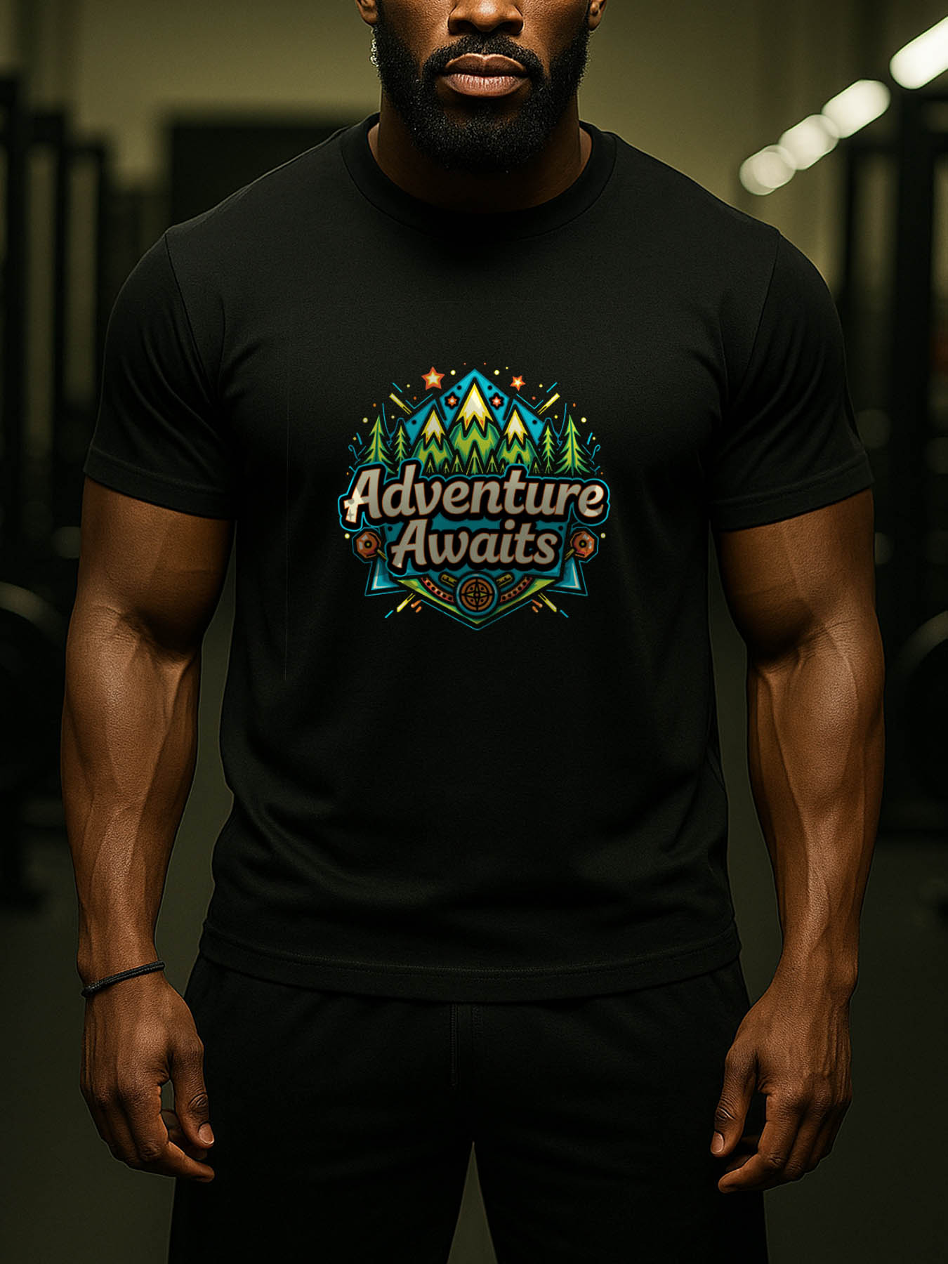 Men's RTTMALL Printed Cotton T-Shirts, Lightweight Breathable Casual Beach Tees for Caribbean Island Summer Vacation