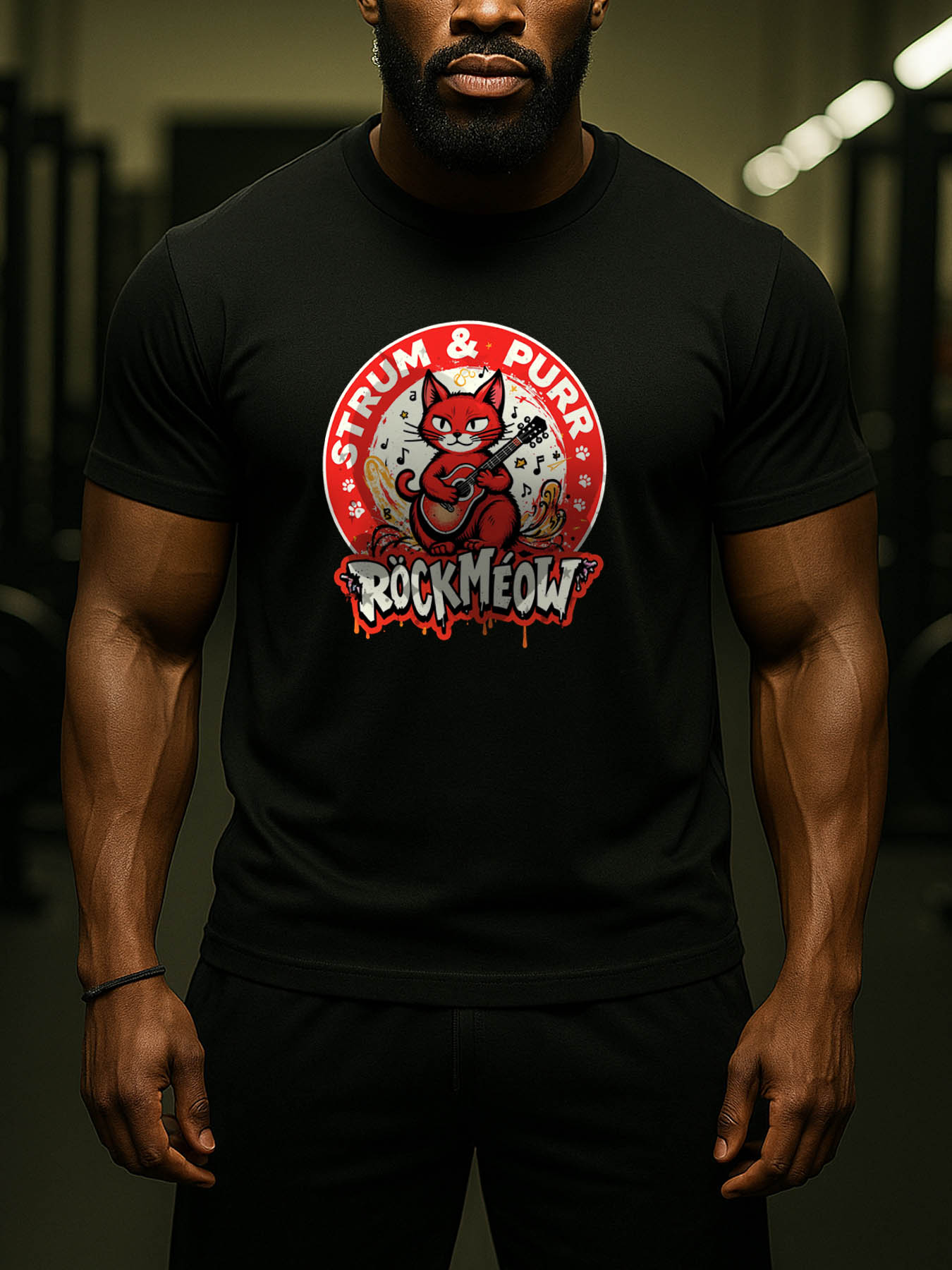 RTTMALL Caribbean Island Beach Casual Printed 100% Cotton Men's T-Shirt with Half White Half Color Letter Graphic