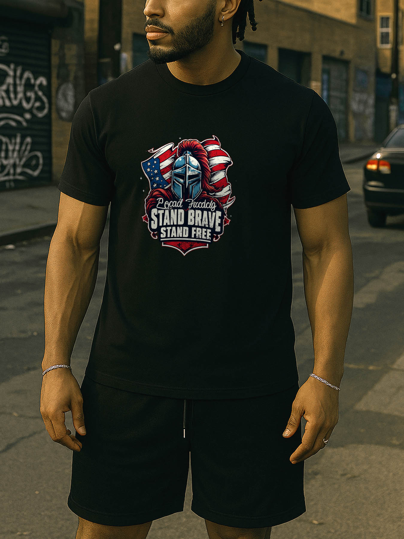 RTTMALL Caribbean Island Beach Vacation Casual Printed Cotton T-Shirts for Men