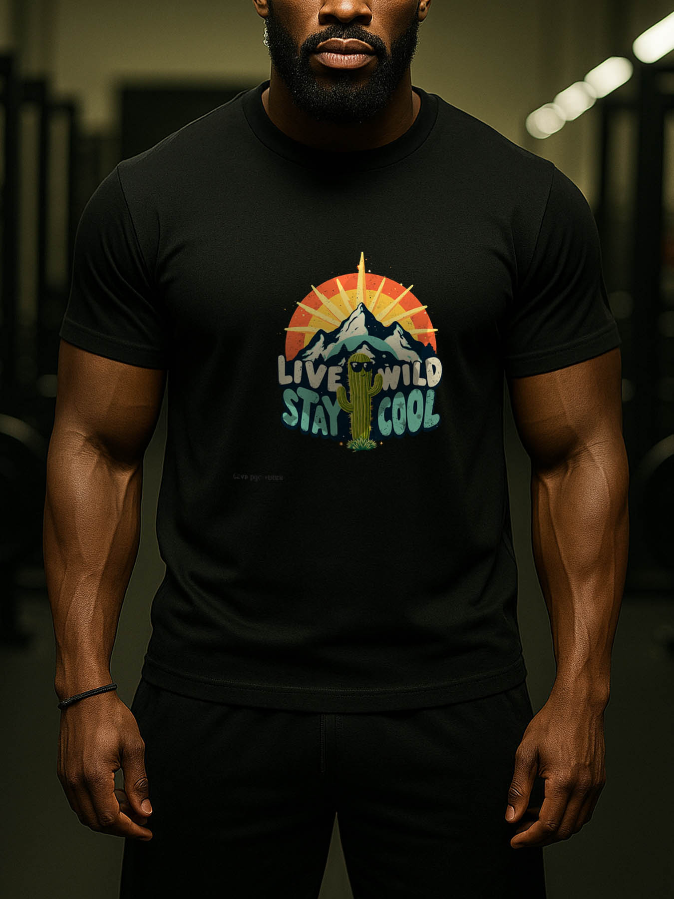 RTTMALL Caribbean Island Beach Casual Printed 100% Cotton T-Shirt for Summer Vacation