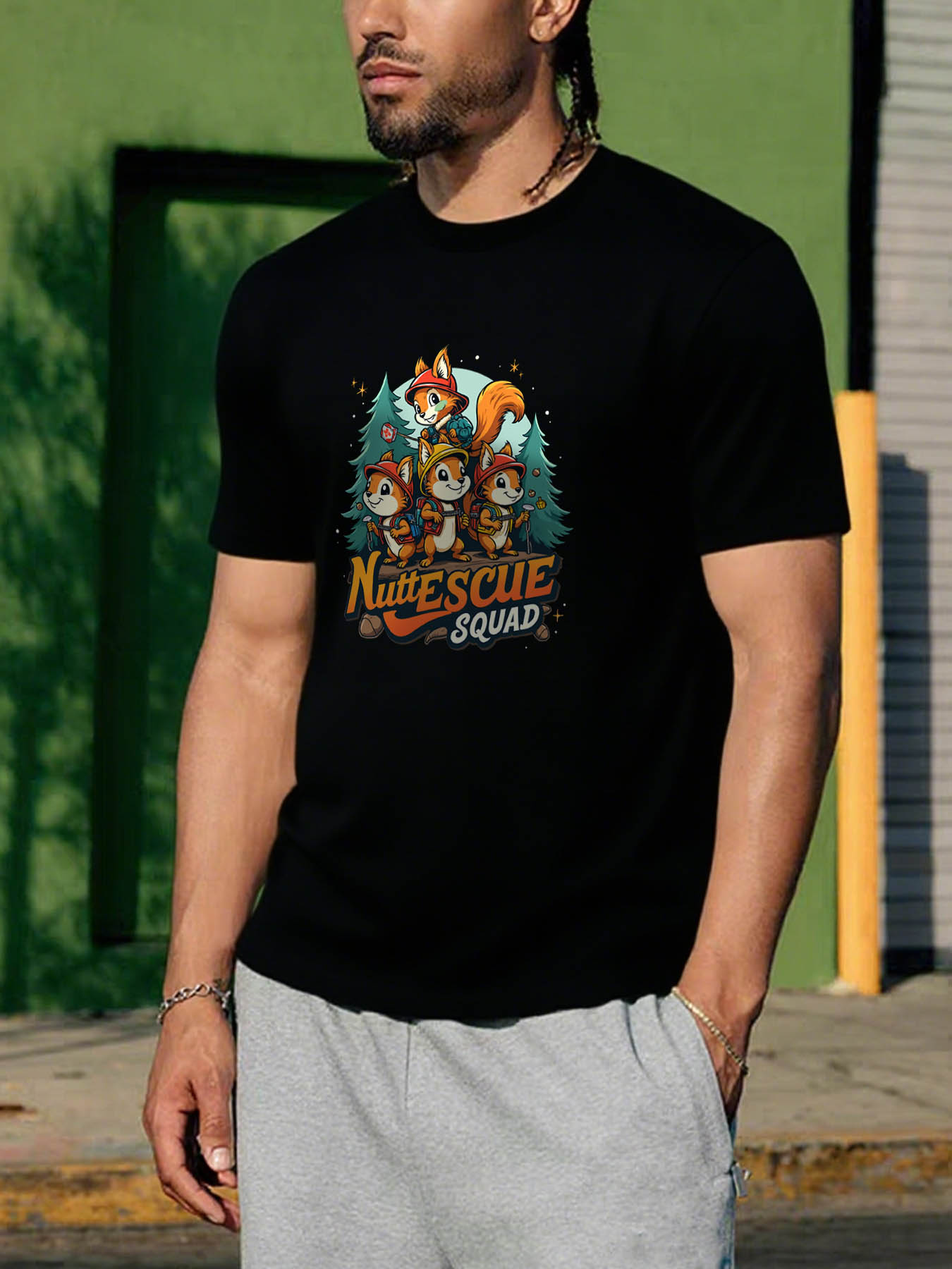 RTTMALL Men's Cotton Casual Printed T-Shirts, Beach Island Caribbean Summer Short Sleeve Tees