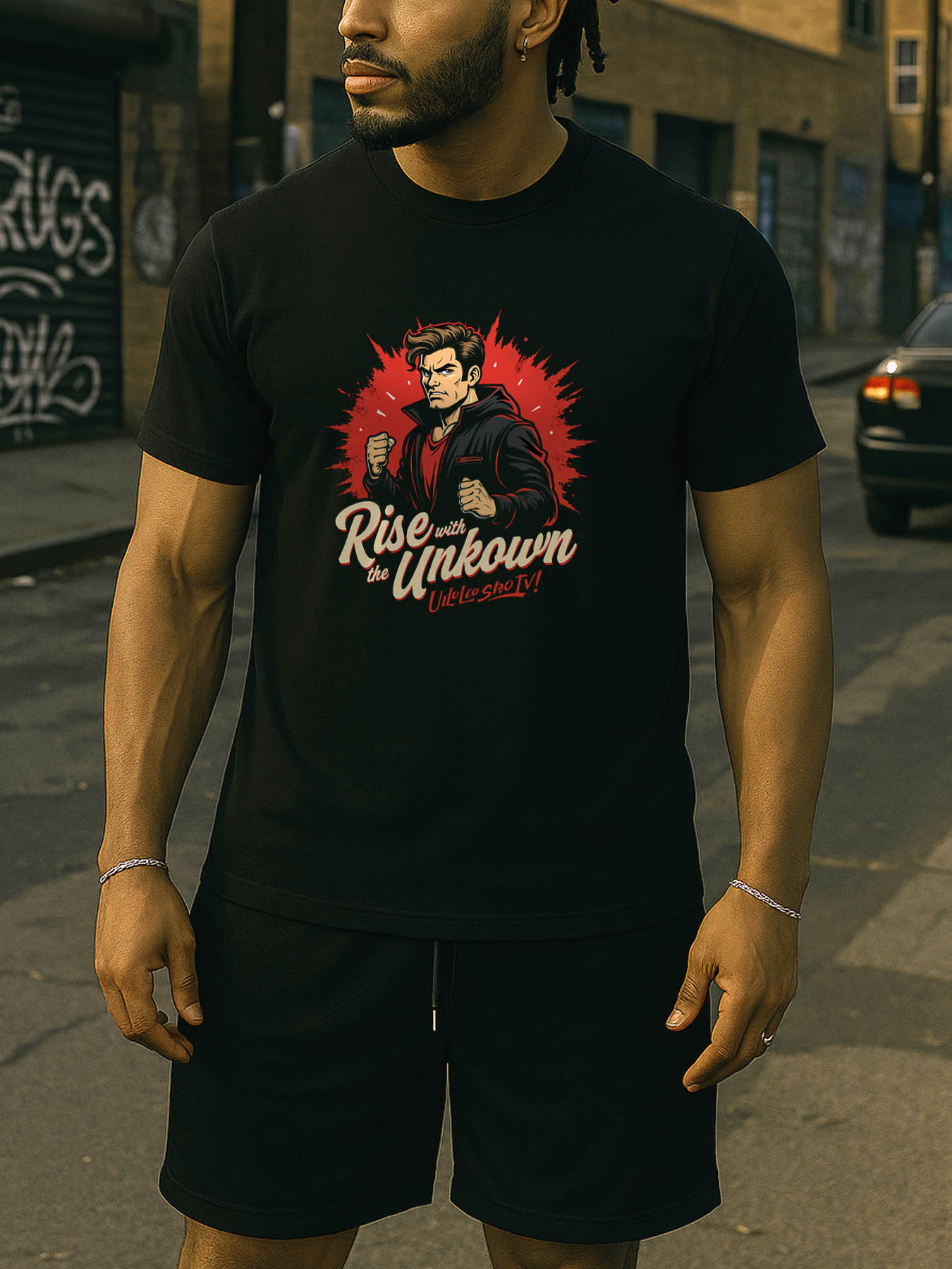 RTTMALL Caribbean Island Vacation Casual Printed Cotton T-Shirts for Men with Breathable Lightweight & Machine Washable Designs