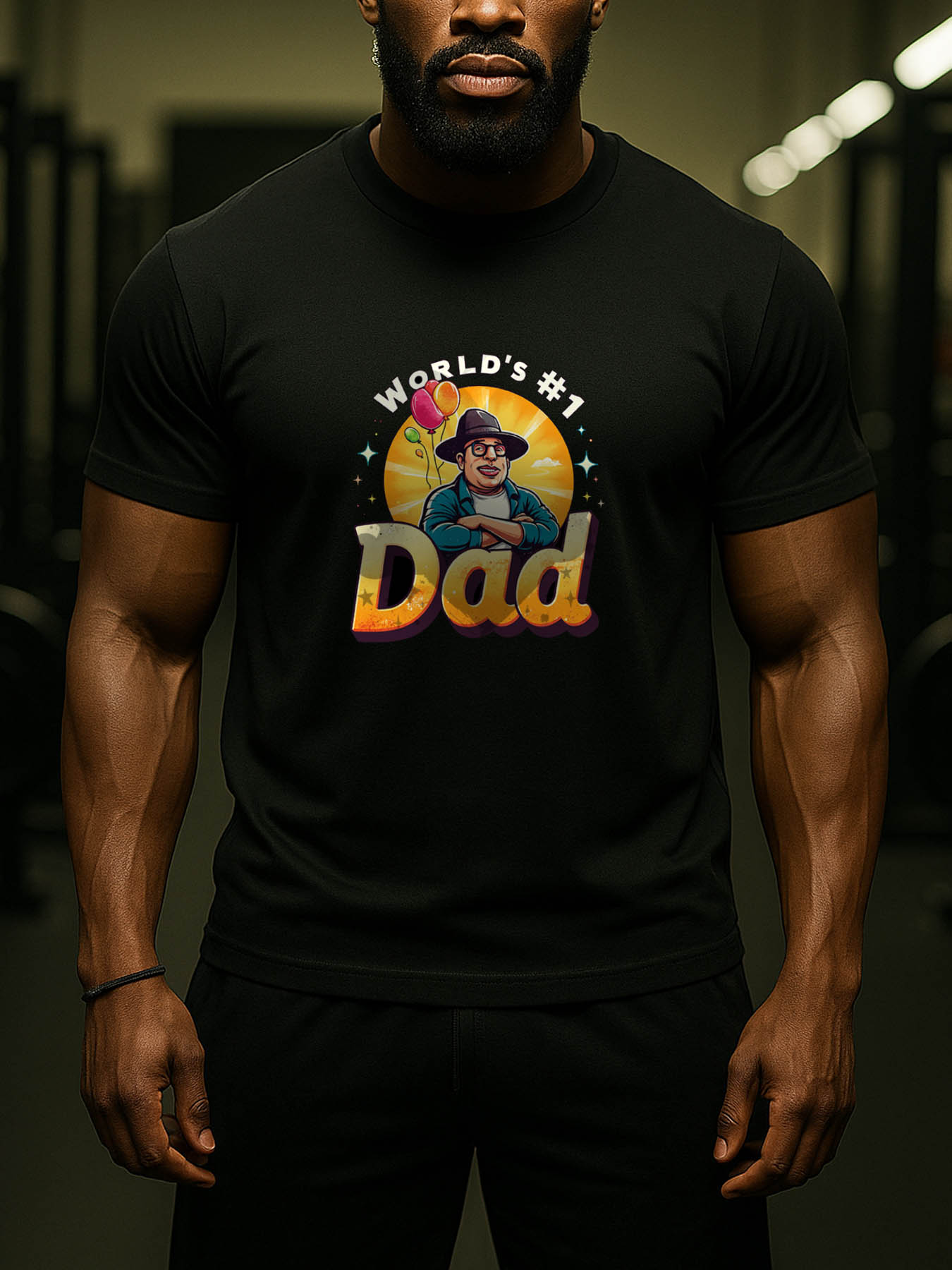 Men's 100% Cotton Lightweight Pop Art Printed RTTMALL T-Shirt for Caribbean Beach & Island Summer Casual Wear