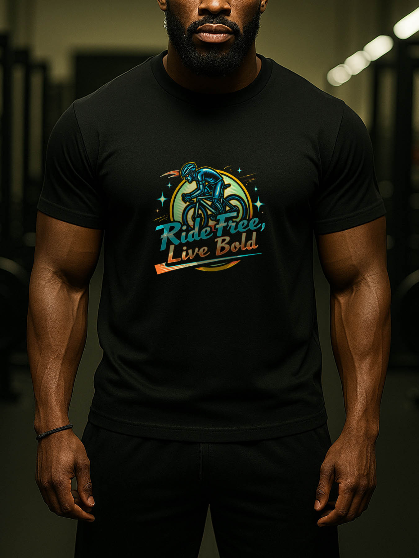 RTTMALL Caribbean Beach Printed Cotton Crewneck Casual T-Shirts for Summer Island Getaways