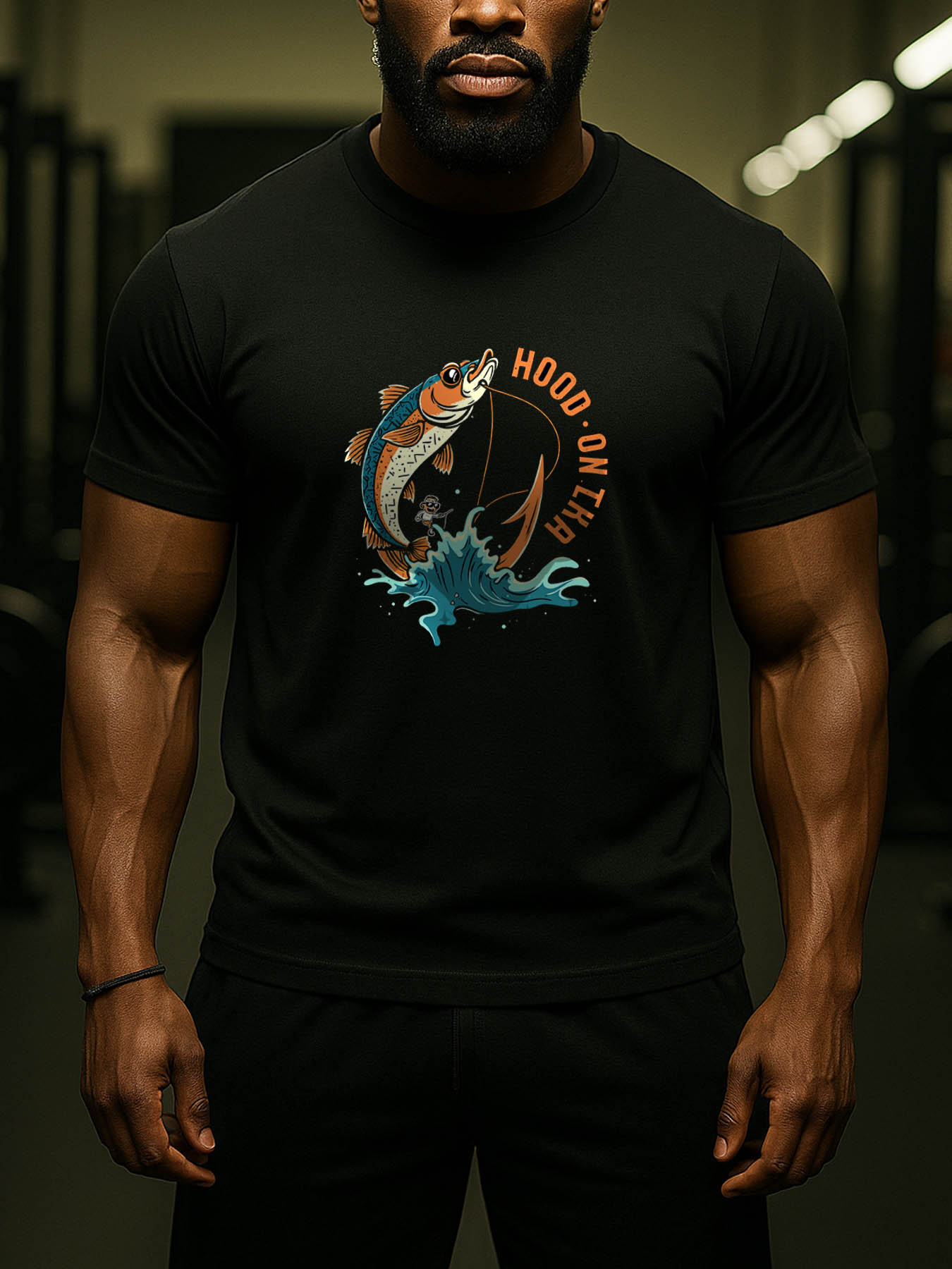 Caribbean RTTMALL Printed Cotton T-Shirts for Men, Casual Beach Summer Vintage Print Tees, Machine Washable