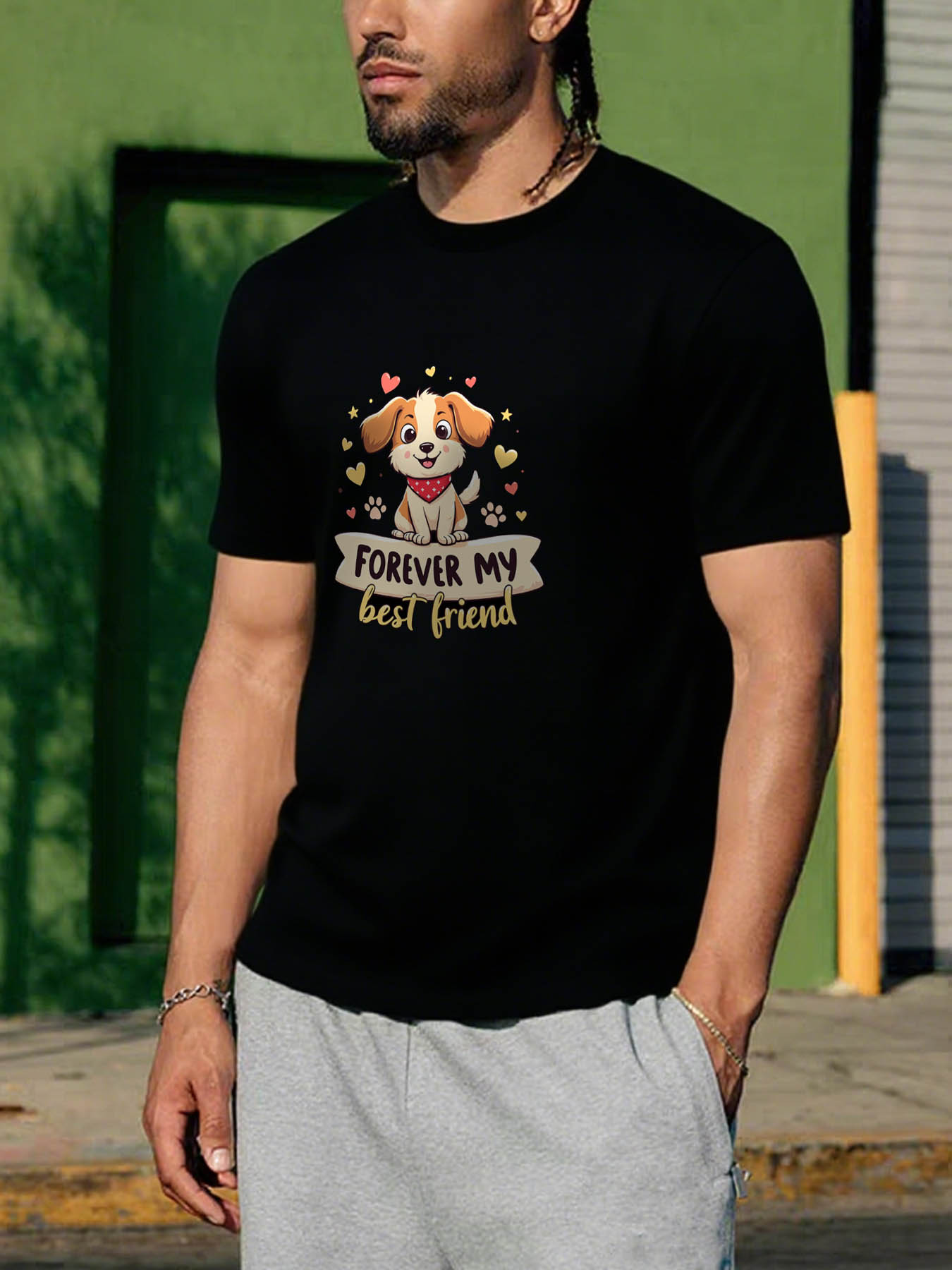 RTTMALL Caribbean Island Beach Casual Printed Cotton T-Shirts for Men, Breathable Quick-Dry Comfort All-Season Versatile Contrast Design Tees