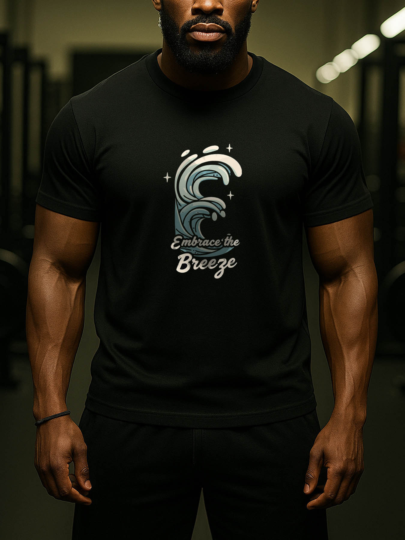 RTTMALL Caribbean Island Beach Vacation Casual Printed Cotton T-Shirts for Men Summer Casual Wear