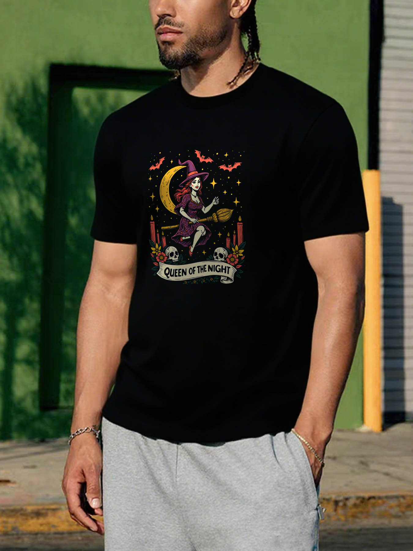 Caribbean RTTMALL Island Beach Printed Cotton T-Shirts for Men, Breathable Casual Workout Tees with Puerto Rico Pride Flag Design, Machine Washable for Camping Outdoor Festival