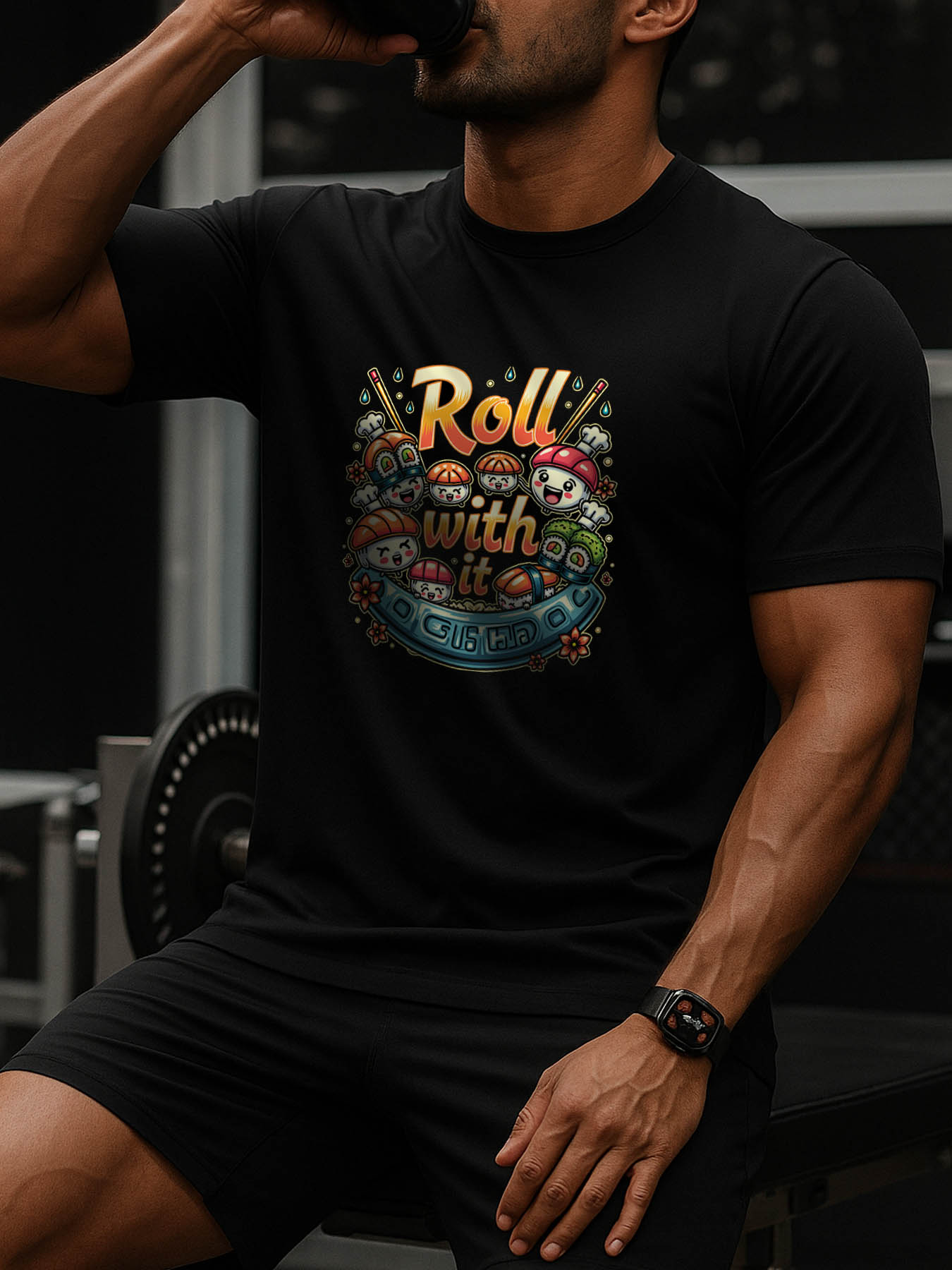 RTTMALL Caribbean Island Beach Casual Printed Cotton T-Shirt for Men