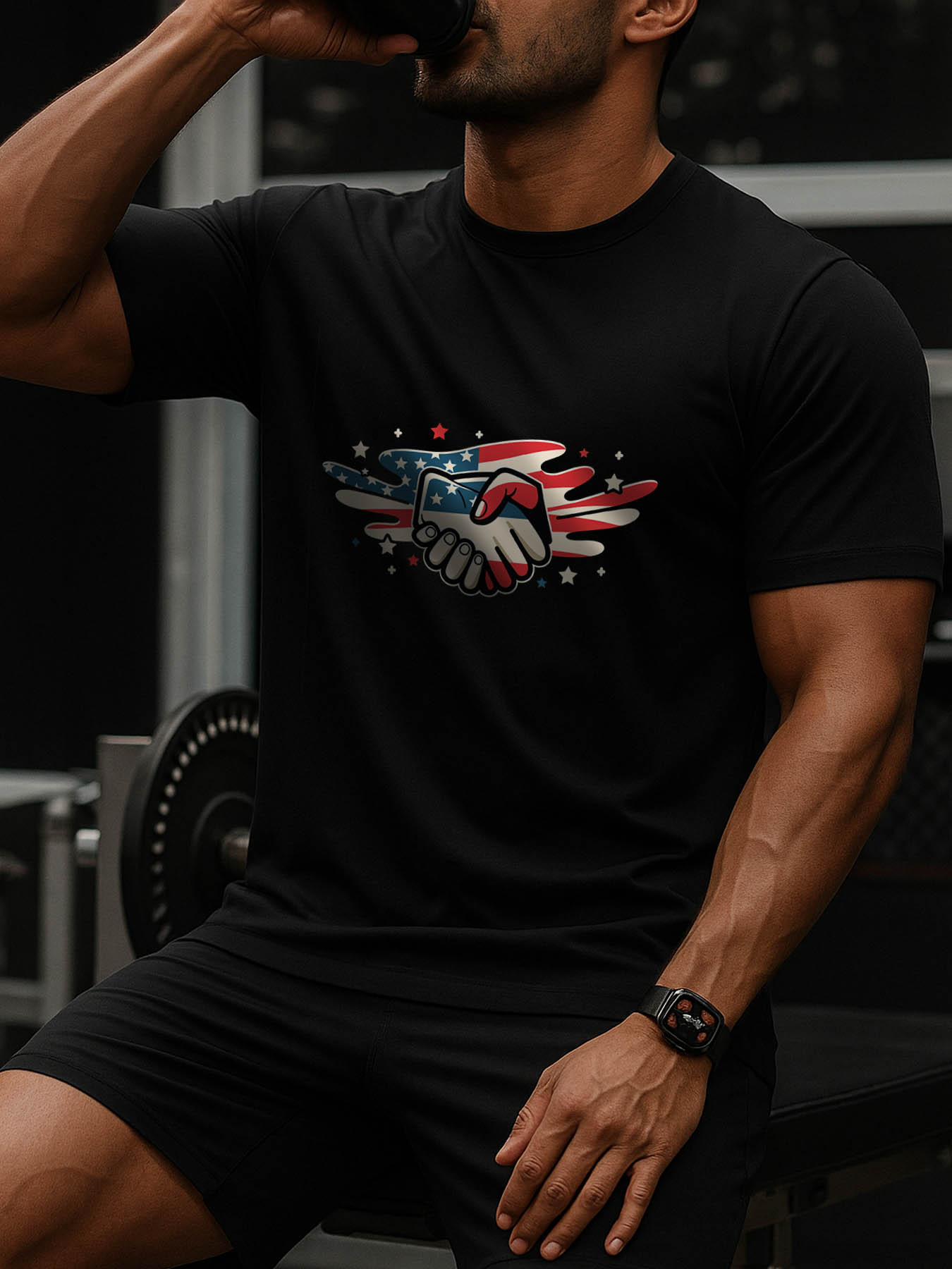 RTTMALL Caribbean Island Beach Casual Printed 100% Cotton Summer T-Shirts for Men