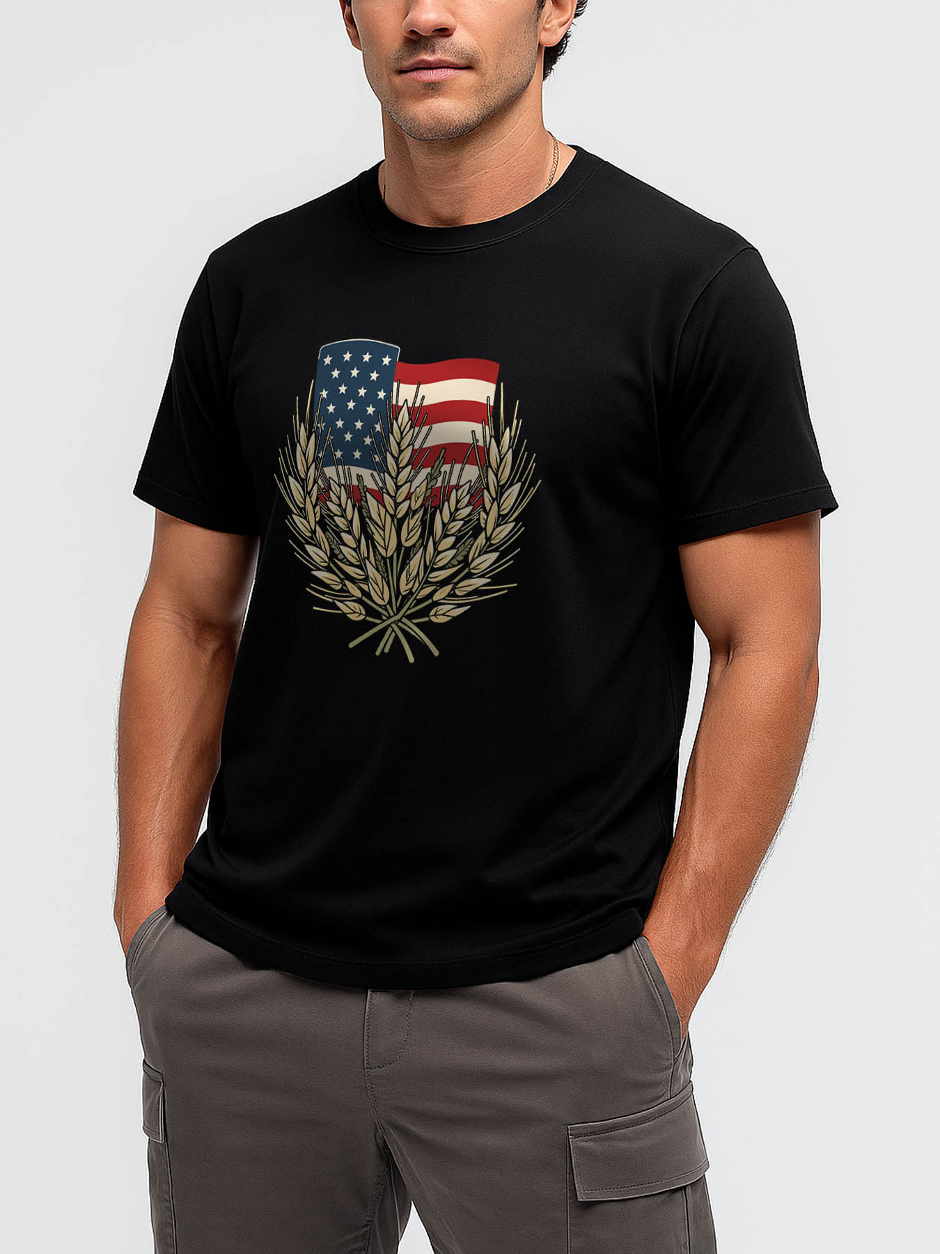 RTTMALL Caribbean Vacation Beach Palm Tree Printed 100% Cotton Casual T-Shirt for Men