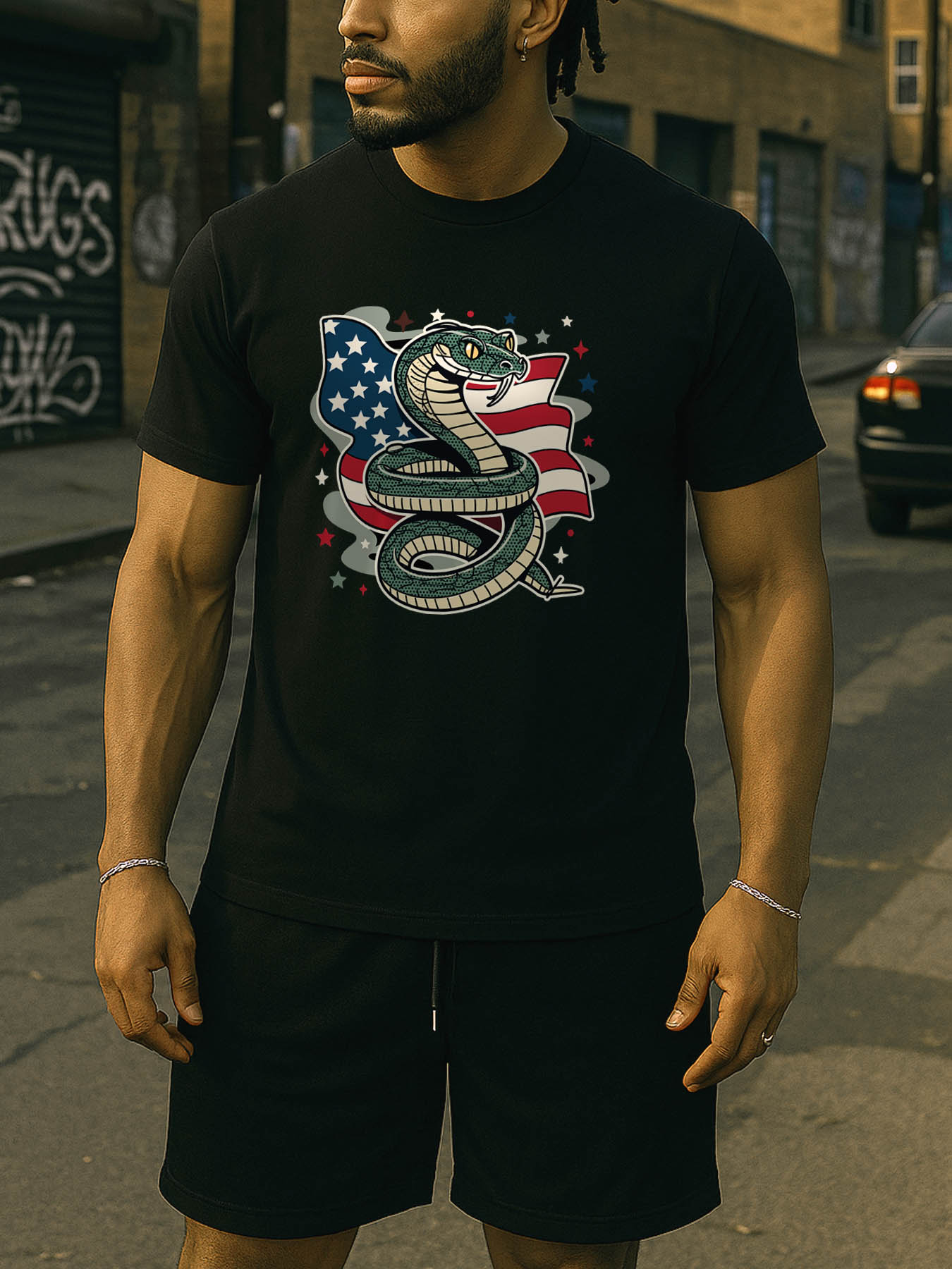 RTTMALL Caribbean Island Vacation Printed Cotton T-Shirts for Men, Casual Summer Beach Aloha Palm Tree Graphic Tees