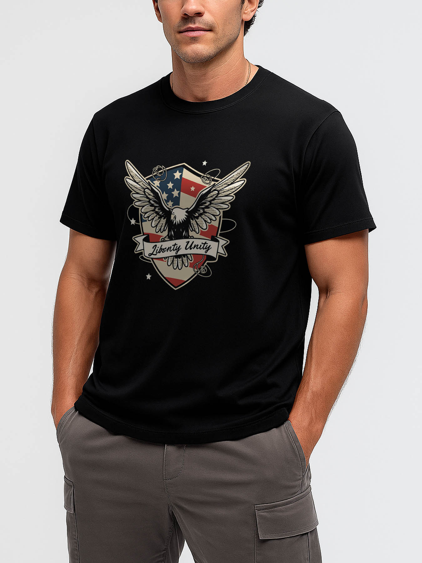 RTTMALL Caribbean Island Beach Casual Graphic Print Cotton T-Shirts for Men