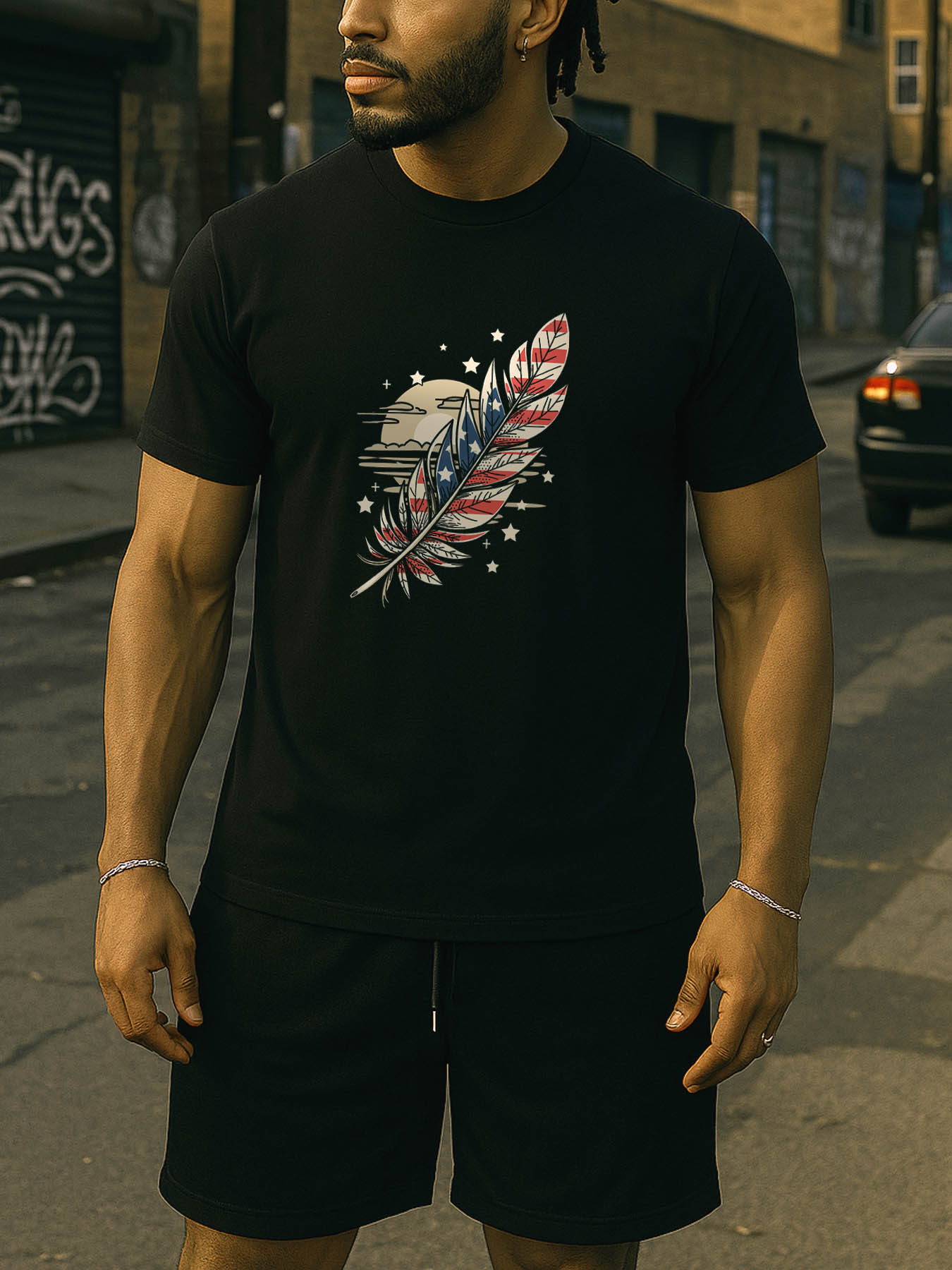 Donkey-Themed RTTMALL Printed 100% Cotton T-Shirts for Caribbean Beach Summer Vacation Casual Wear