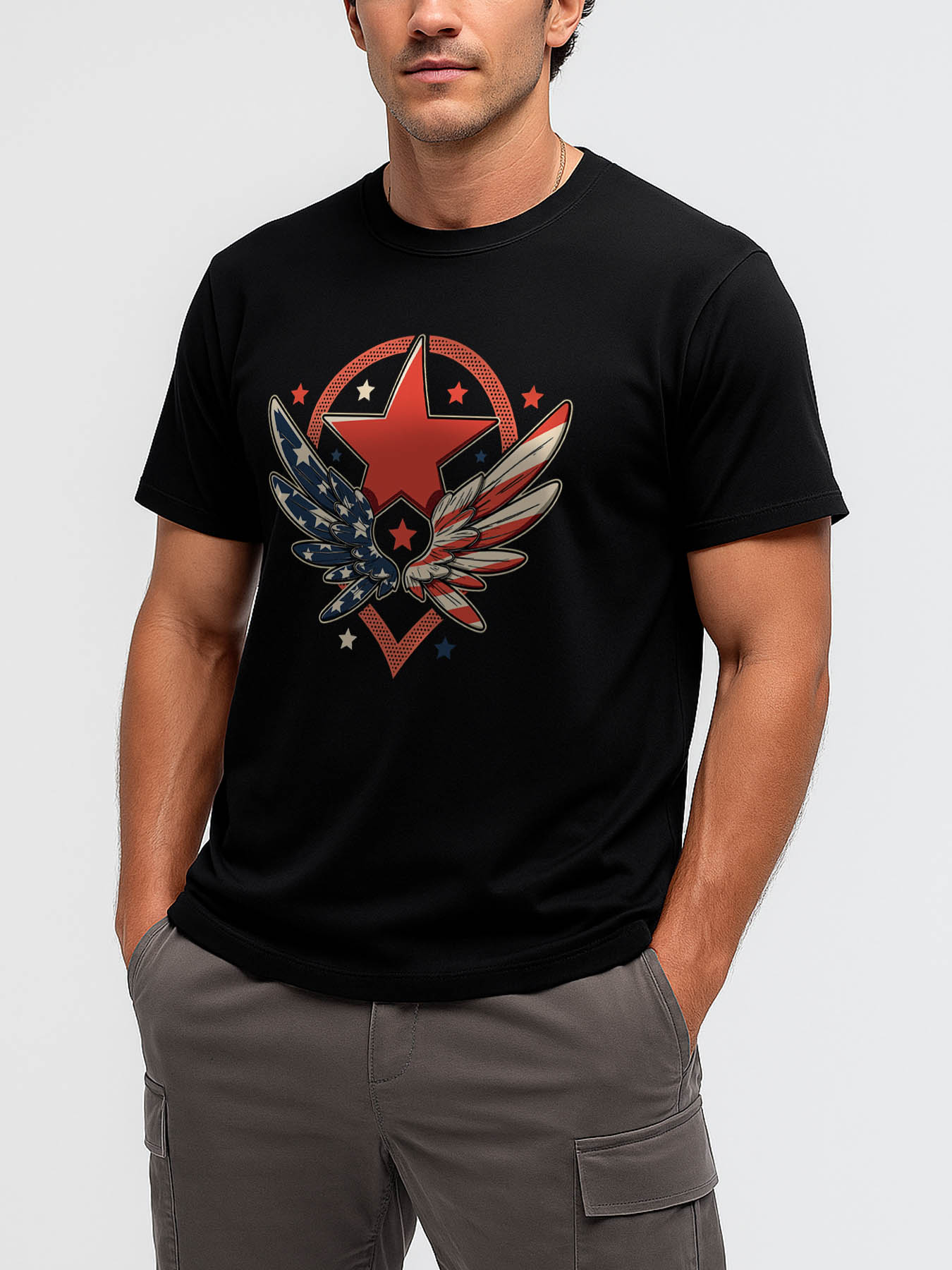 RTTMALL Caribbean Island Beach Summer Casual Printed Cotton T-Shirt for Men