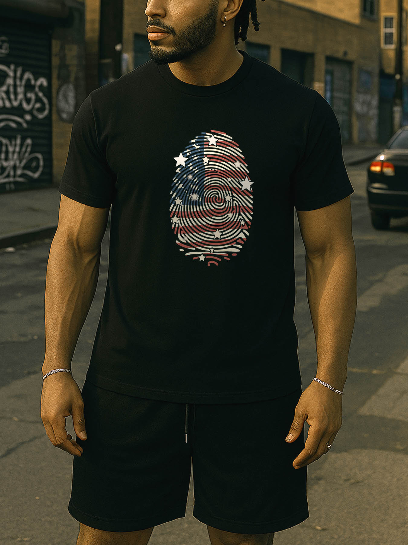 RTTMALL Caribbean Vacation Printed Casual Cotton T-Shirt for Men, Palm Beach Island Summer Graphic Tees