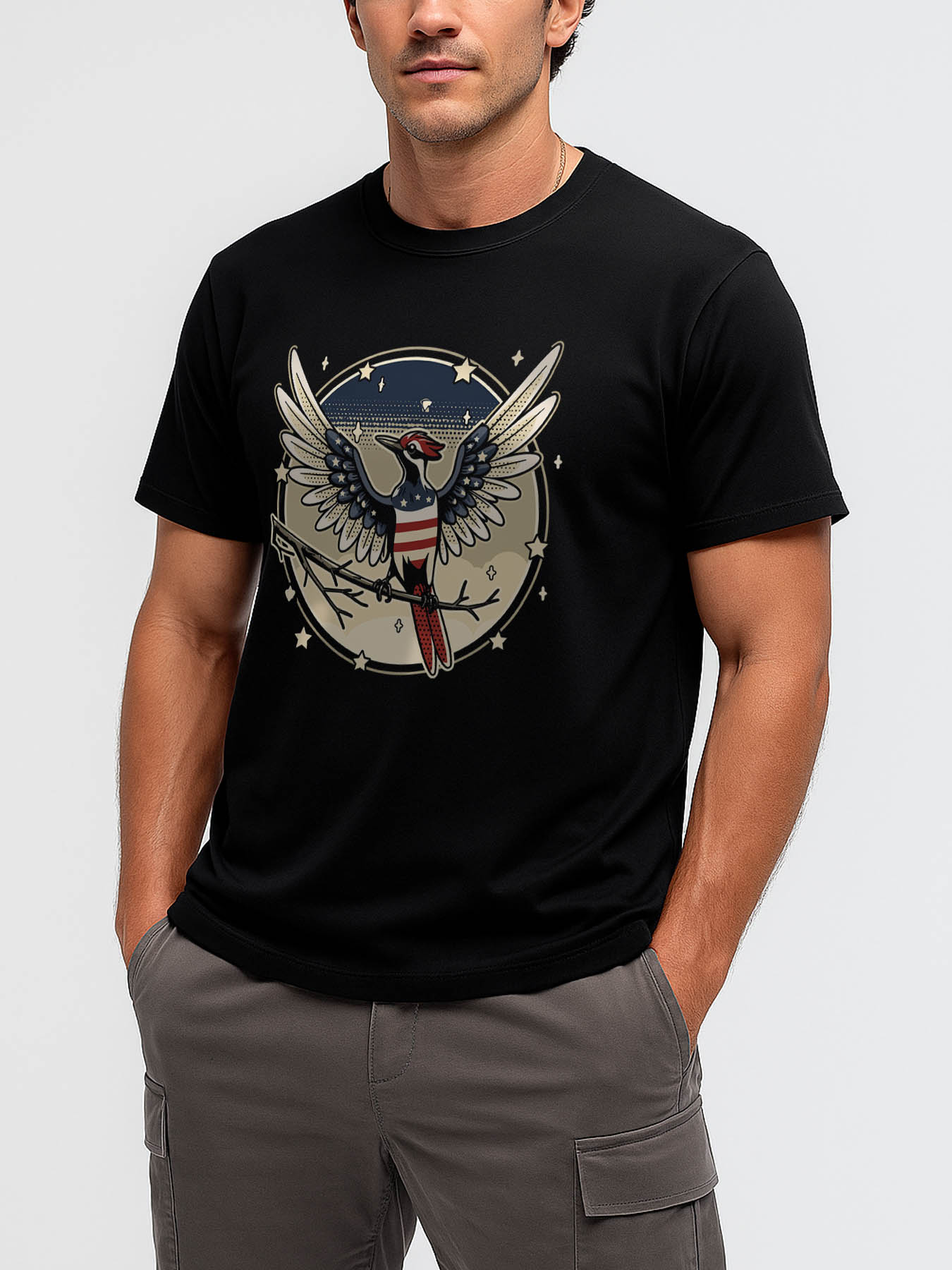 RTTMALL Caribbean Island Beach Printed Casual Summer Cotton T-Shirt