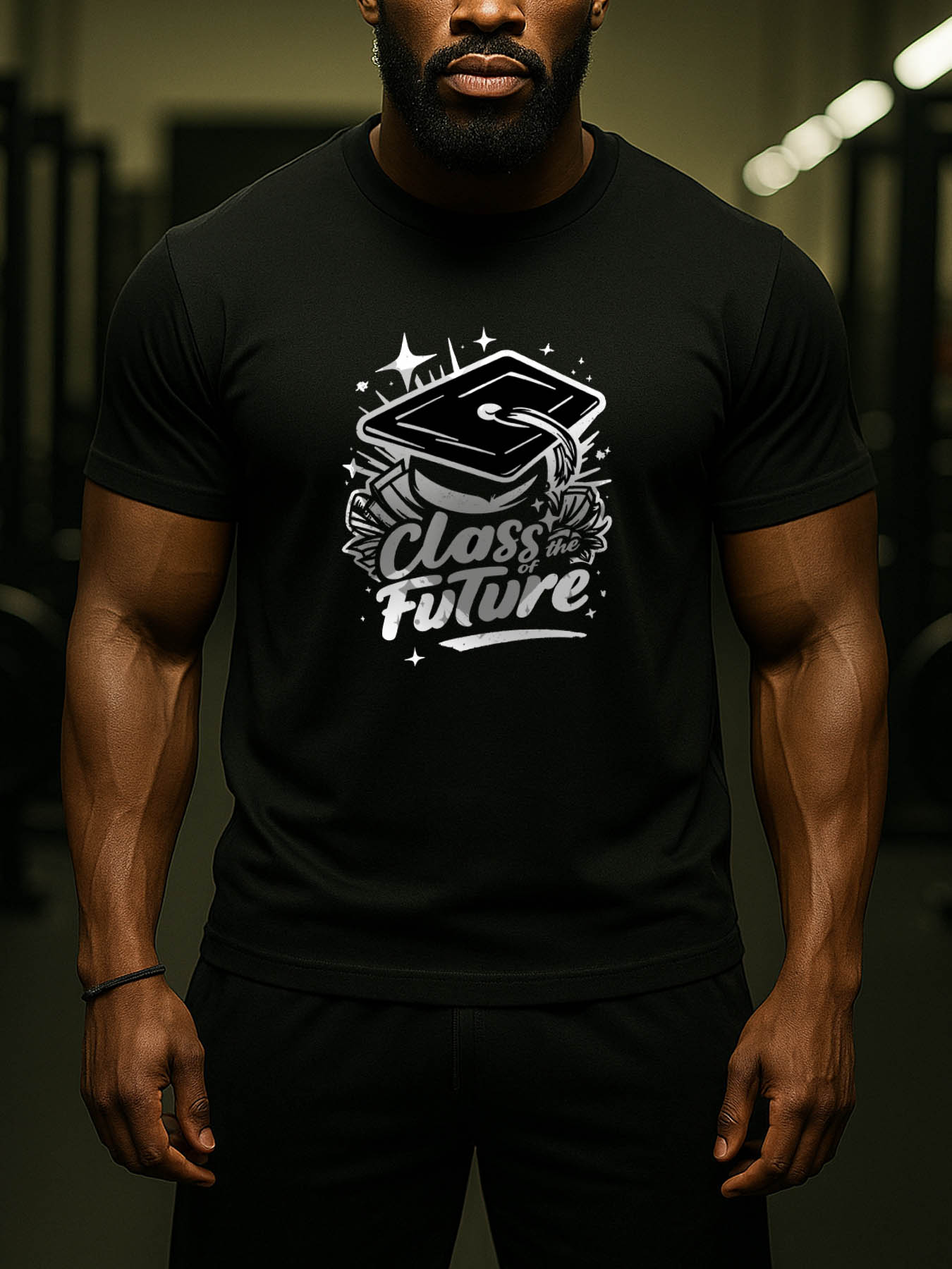 Men's RTTMALL Cotton Printed T-Shirt, Never Give Up Motivational Pattern, Casual Comfort Fit Caribbean Beach Summer Graphic Tee