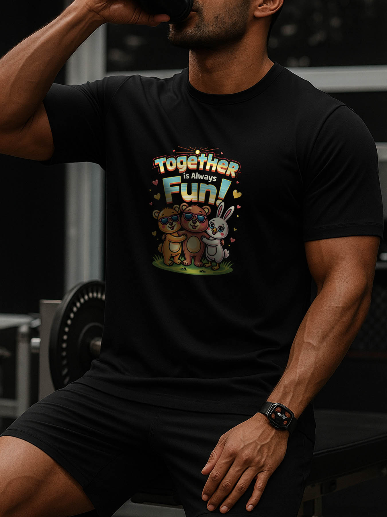 Men's 100% Cotton RTTMALL Printed T-Shirts, Casual Summer Beach Caribbean Island Graphic Tees