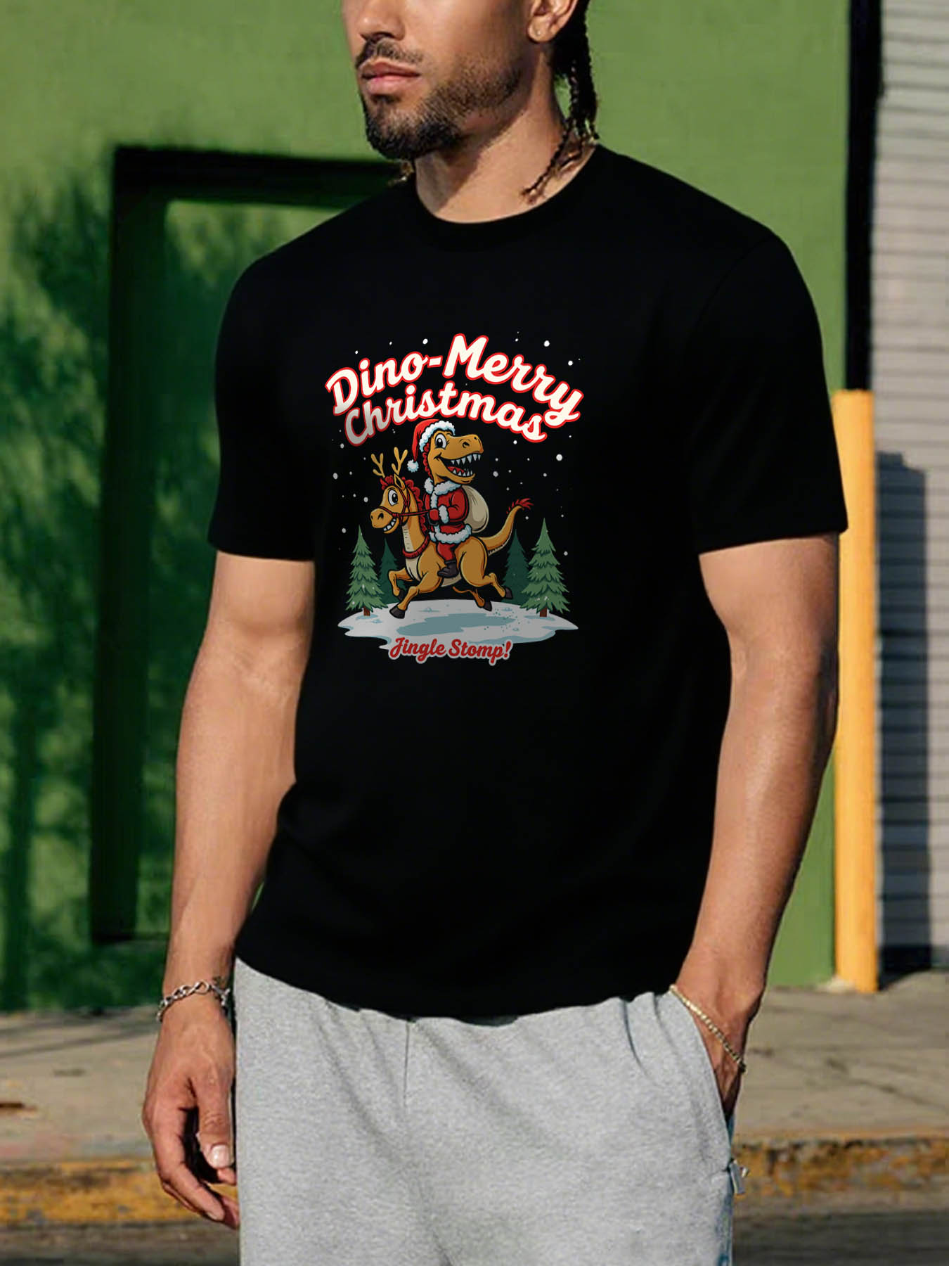 RTTMALL Men's Printed Cotton T-Shirts, Breathable Machine Washable Caribbean Beach Island Casual Summer Tees