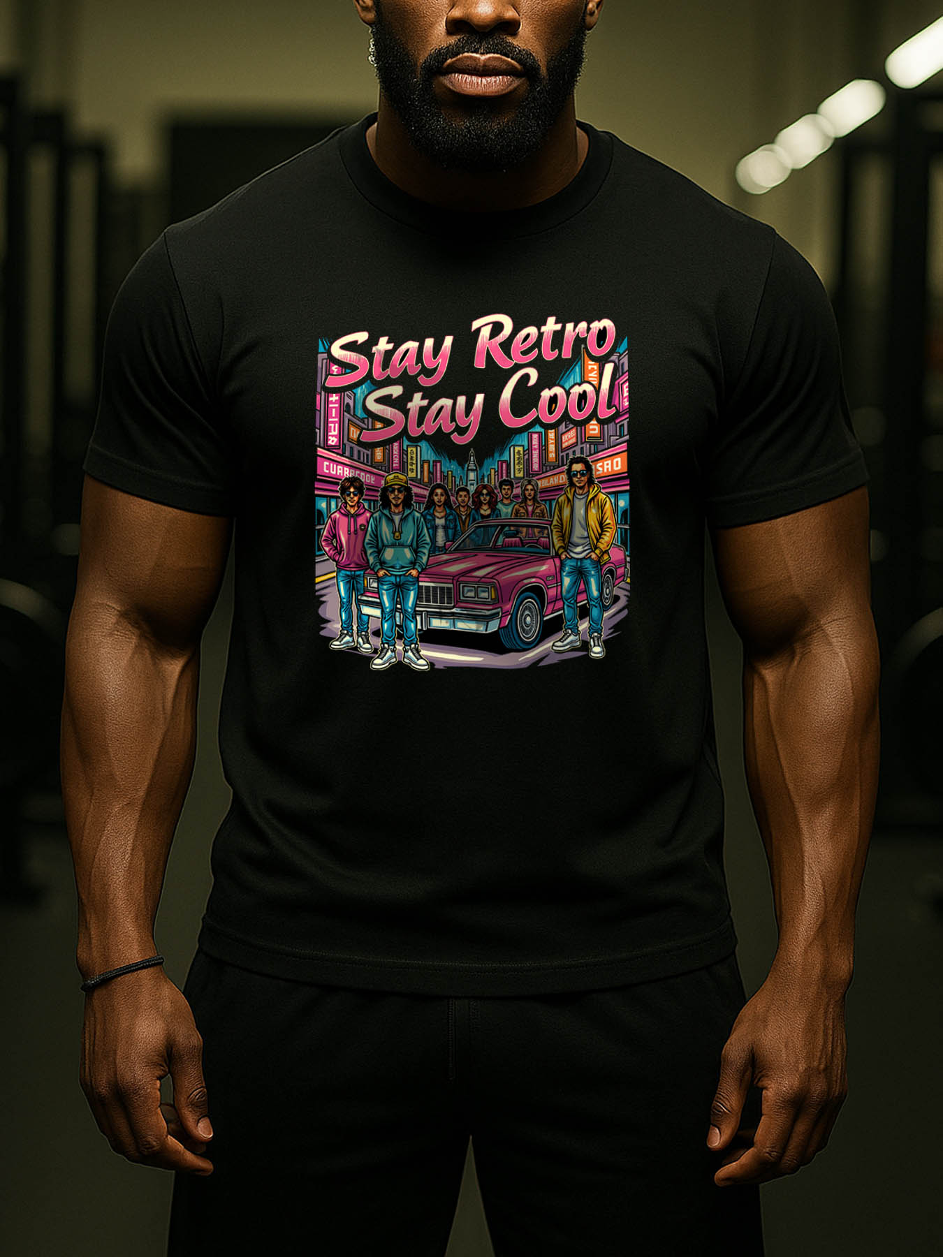 RTTMALL Caribbean Island Beach Printed Cotton T-Shirts for Men, Casual Summer Outdoor Golf Workout Short Sleeve Tees