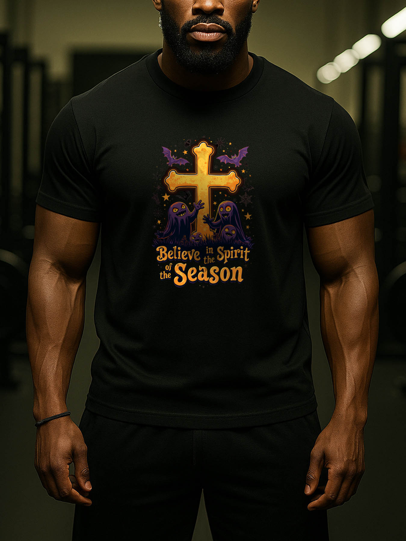 RTTMALL Caribbean Island Beach Printed Cotton T-Shirt, Puerto Rico Pride Flag Design Casual Summer Tee for Men