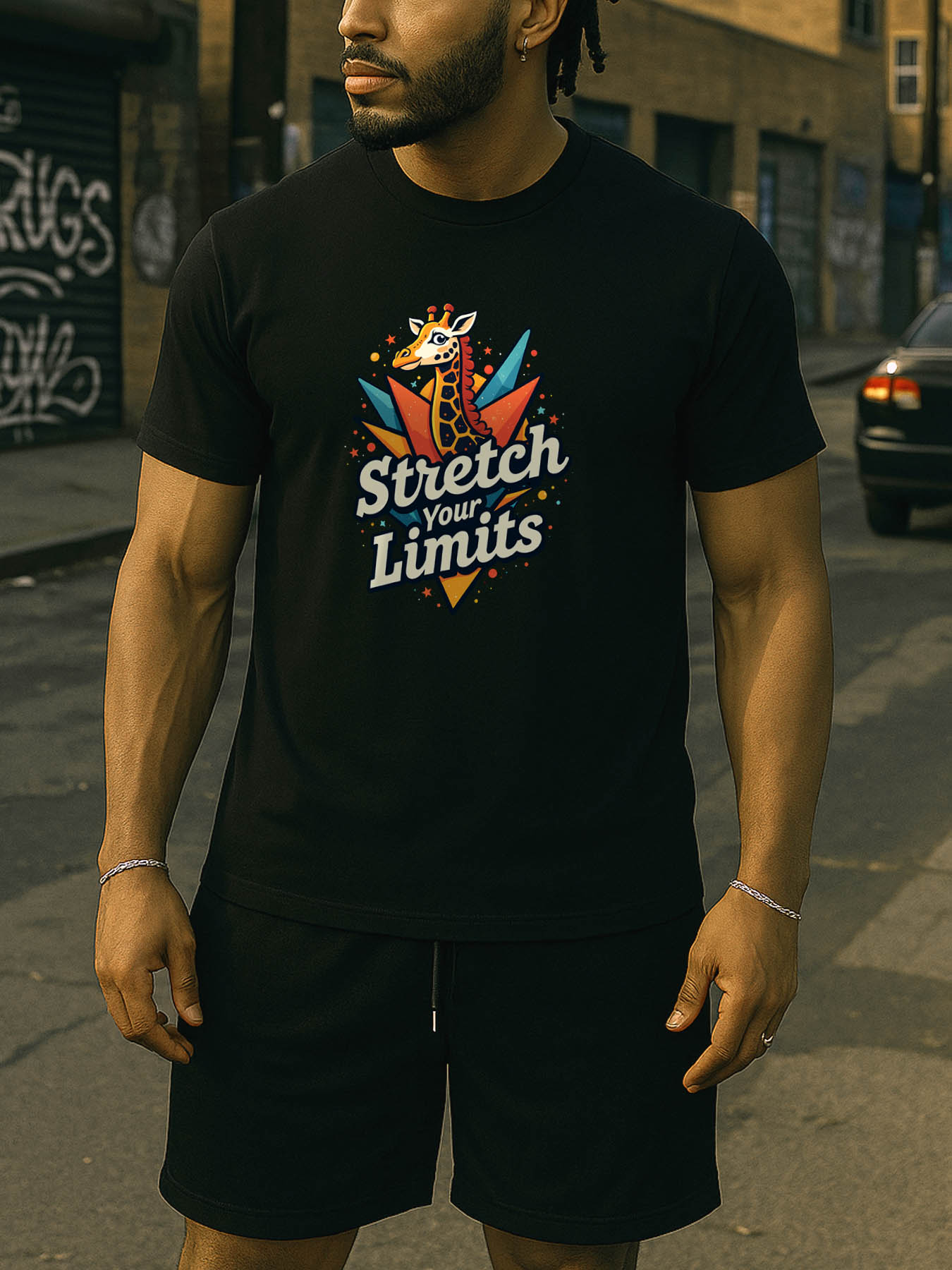 RTTMALL Caribbean Island Vacation Casual Printed Cotton T-Shirts for Men with Moisture Wicking Comfort