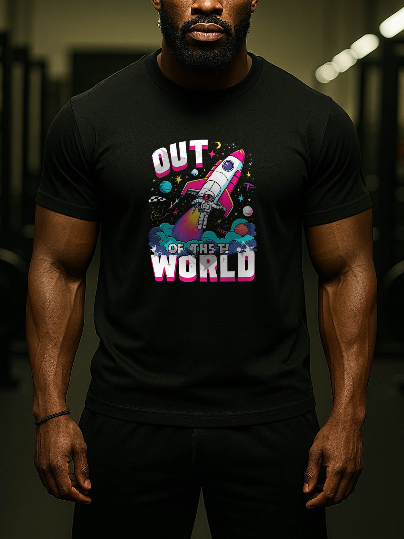 RTTMALL Caribbean Island Beach Casual Printed 100% Cotton Streetwear T-Shirts for Men