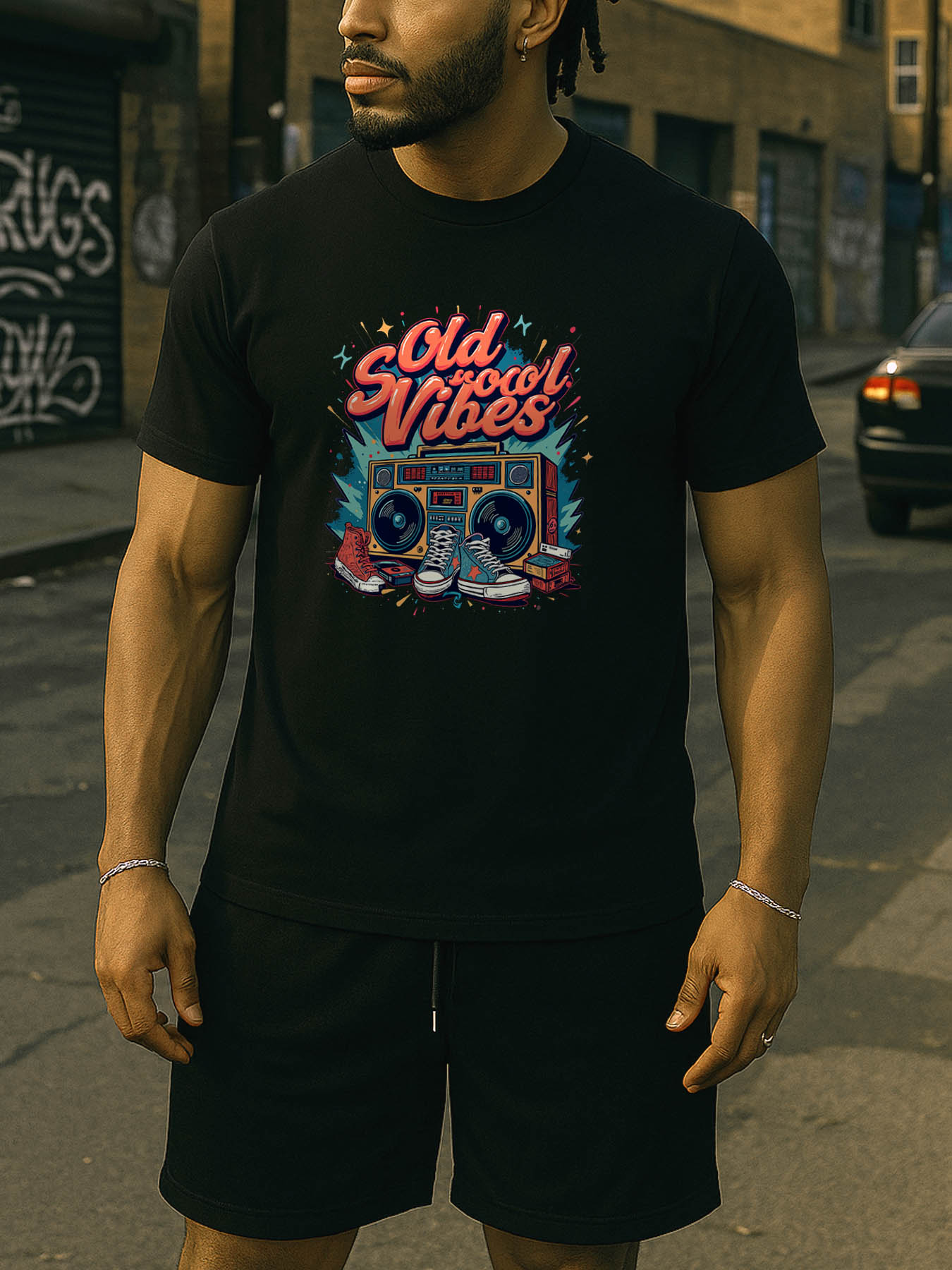 RTTMALL Caribbean Island Beach Casual Summer Printed 100% Cotton T-Shirts for Men