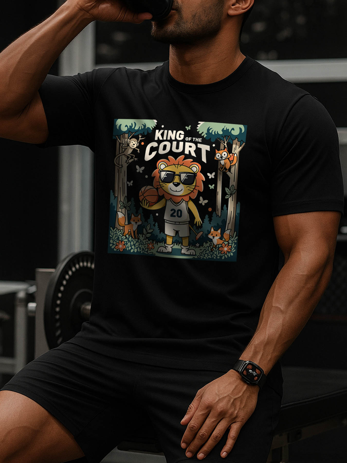 Men's 100% Cotton RTTMALL Printed T-Shirt, Casual Crewneck Beach Tee for Caribbean & Central American Island Getaways