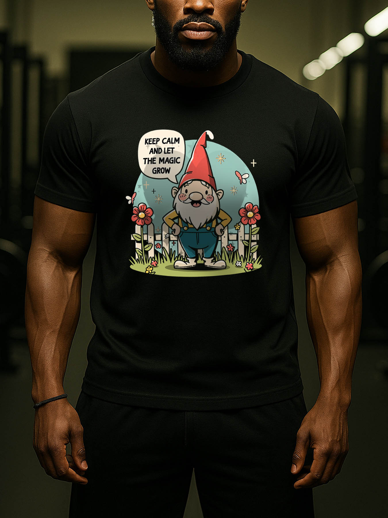 RTTMALL Caribbean Island Beach Printed Casual Cotton T-Shirt for Men