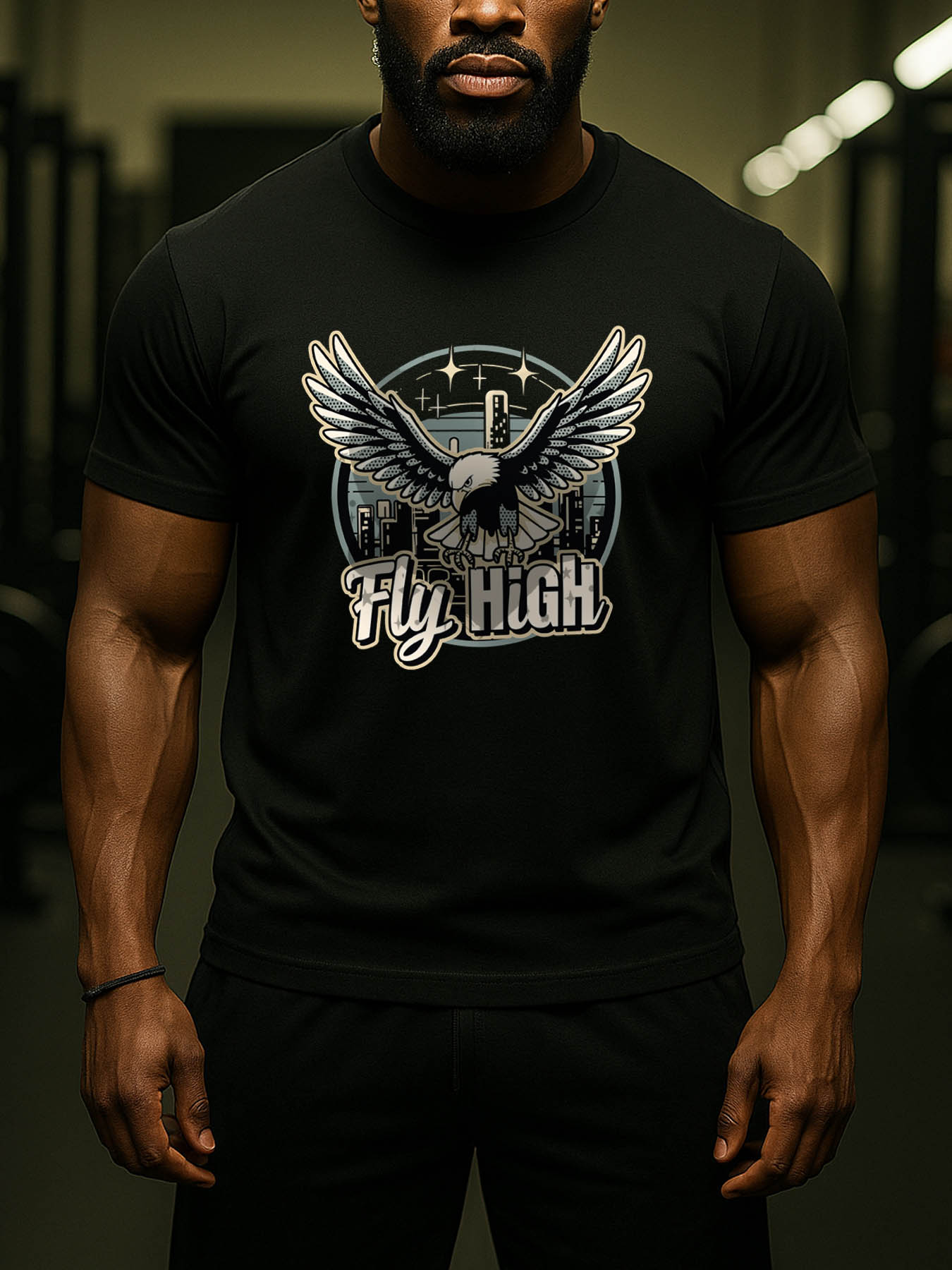 RTTMALL Caribbean Island Vacation Printed Casual Cotton T-Shirts for Men, Breathable Summer Beach Graphic Tees with Durable Elastic Fit for Basketball & Daily Wear