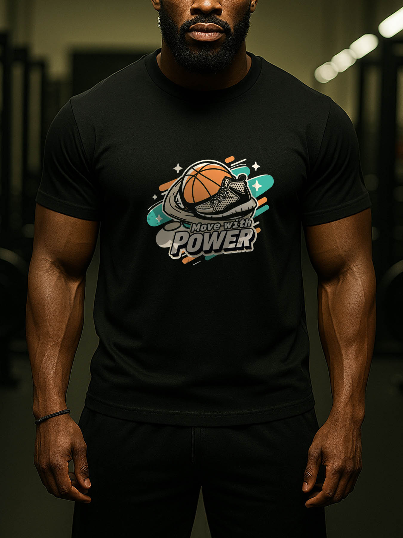 Men's 100% Cotton RTTMALL Printed T-Shirt, Casual Beach Summer Tee with Caribbean Island Designs, Machine Washable Running Crewneck Tops