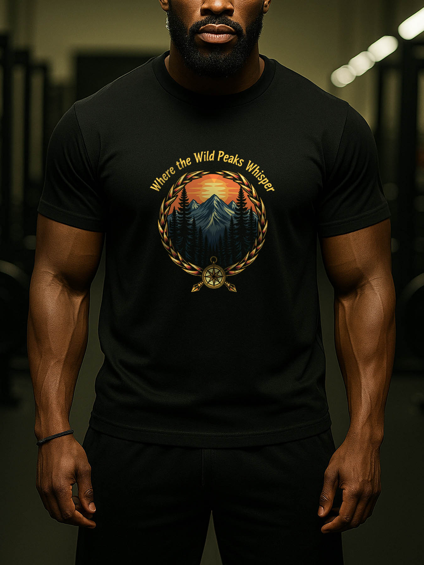 Caribbean RTTMALL Beach Printed Cotton T-Shirts for Men, Casual Summer Island Crewneck Tees with Music Note Design, Gift for Jazz Lovers, Dad, Husband, Grandpa