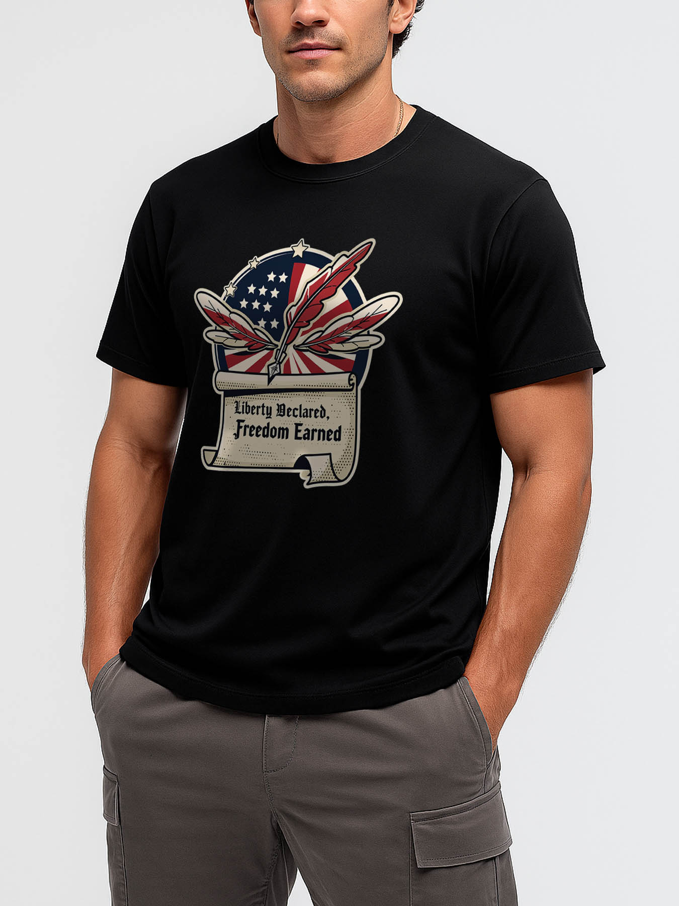 RTTMALL Caribbean Island Beach Casual Printed 100% Cotton Crewneck Summer T-Shirts for Men