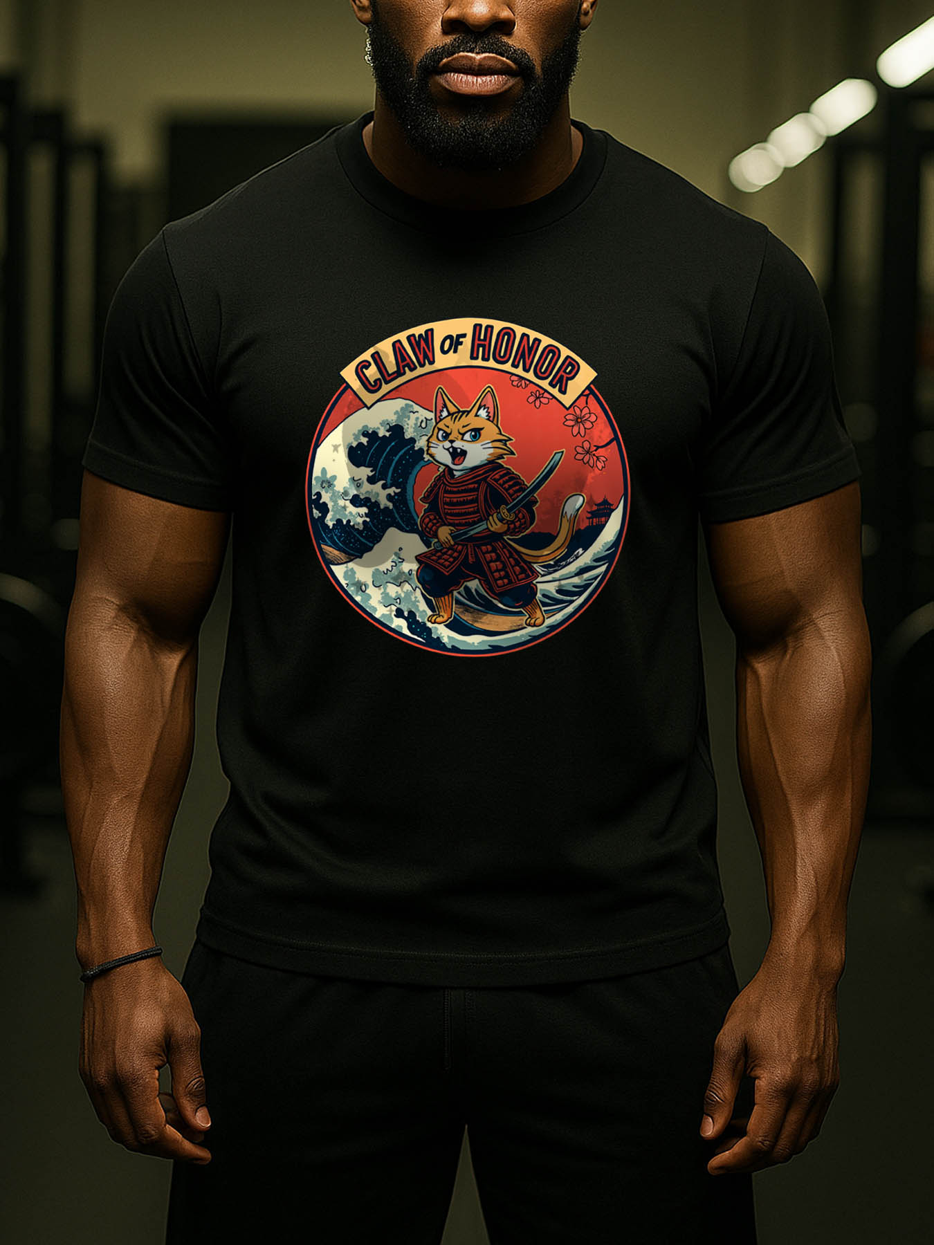 RTTMALL Caribbean Island Beach Print Cotton Men's Casual Summer T-Shirt