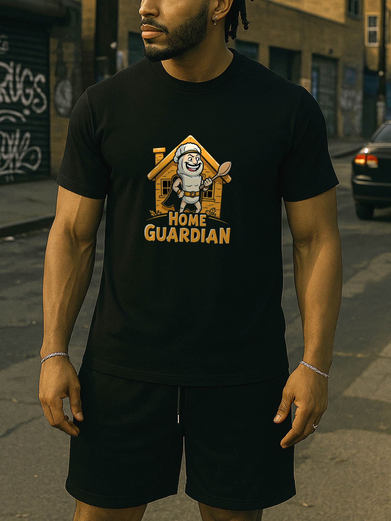 RTTMALL Caribbean Island Beach Printed Casual Cotton T-Shirts for Men Summer Vacation Wear