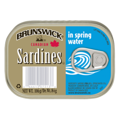Brunswick Sardines In Spring Water 106g